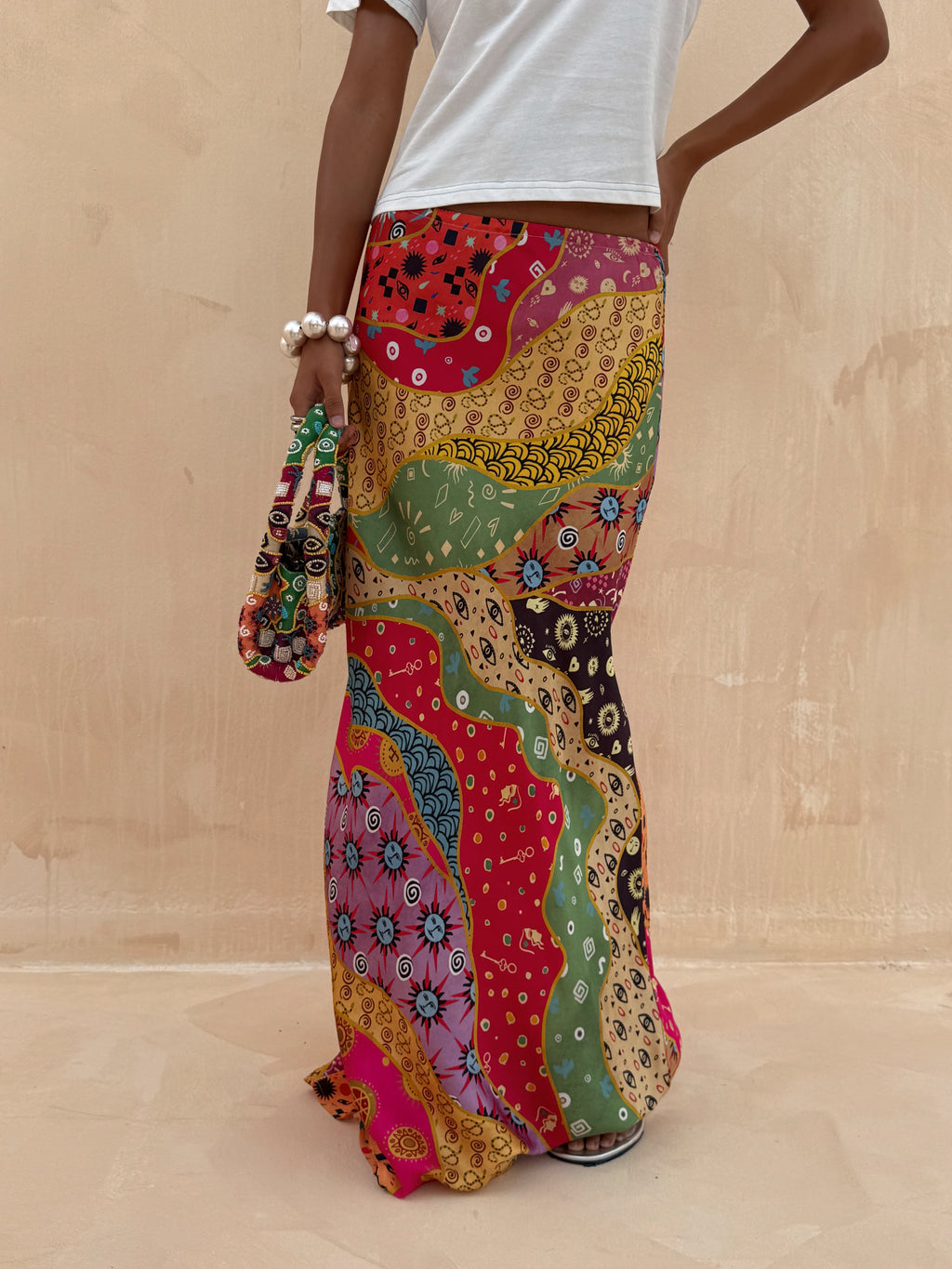 Never Fully Dressed Dorris Skirt:  Morocco Print
