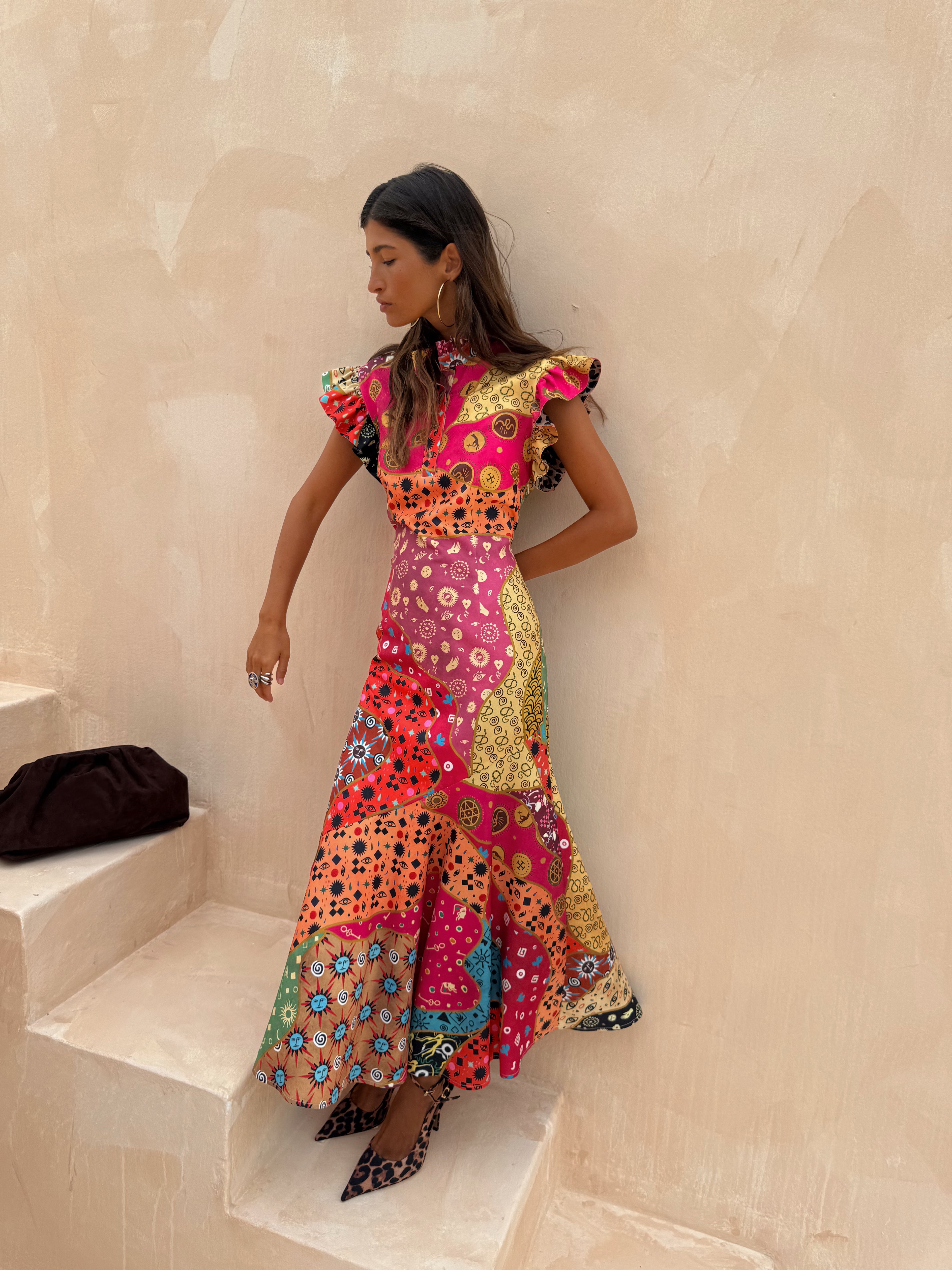 Never Fully Dressed Remi Dress: Morocco Print Le Muse Never Fully Dressed Remi Dress: Morocco Print Le Muse