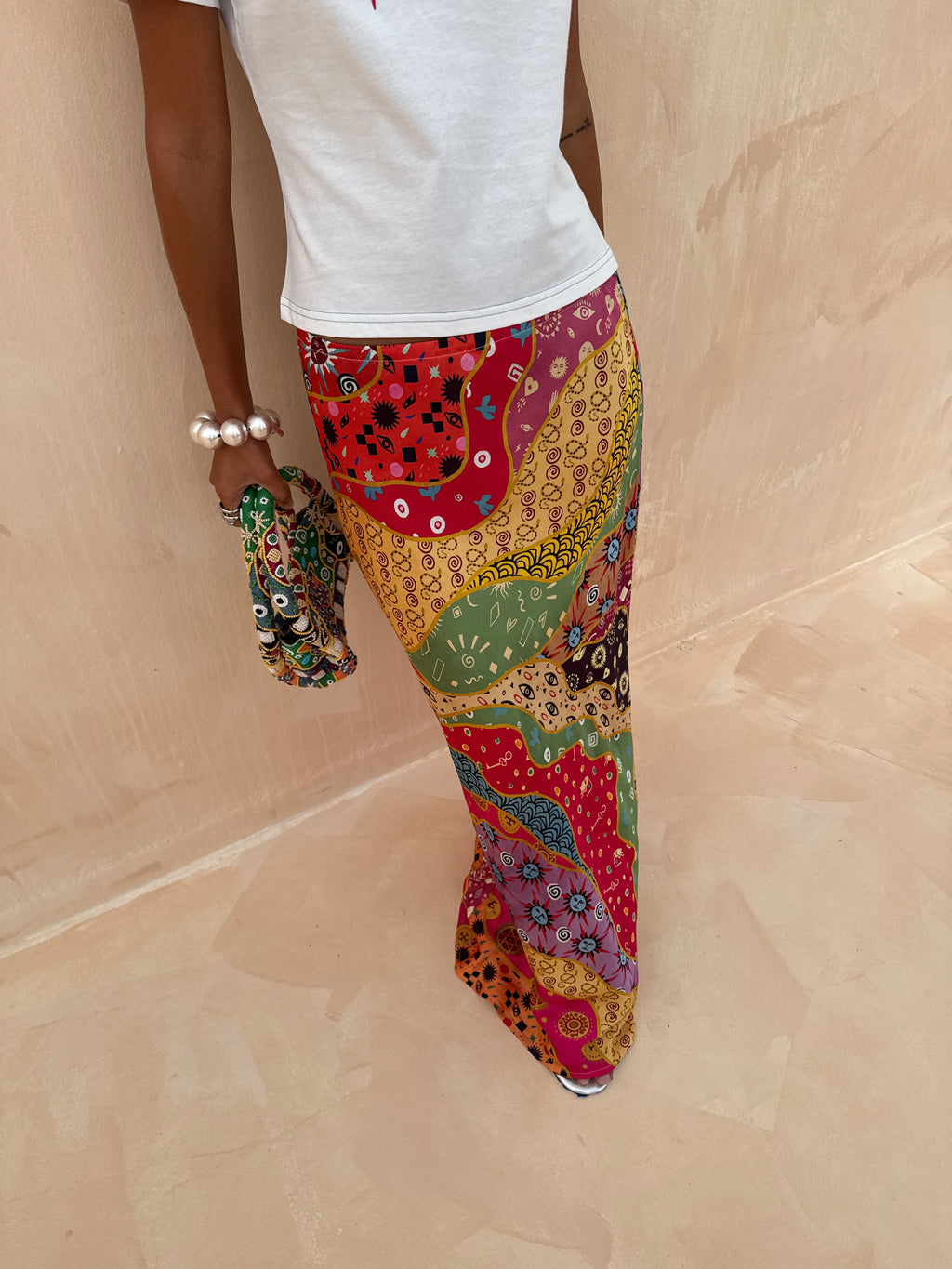 Never Fully Dressed Dorris Skirt:  Morocco Print