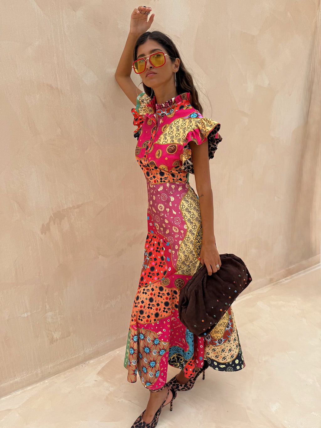 Never Fully Dressed Remi Dress:  Morocco Print