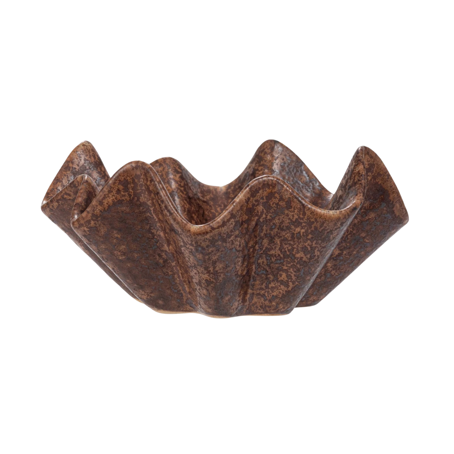 Stoneware Pleated Dish