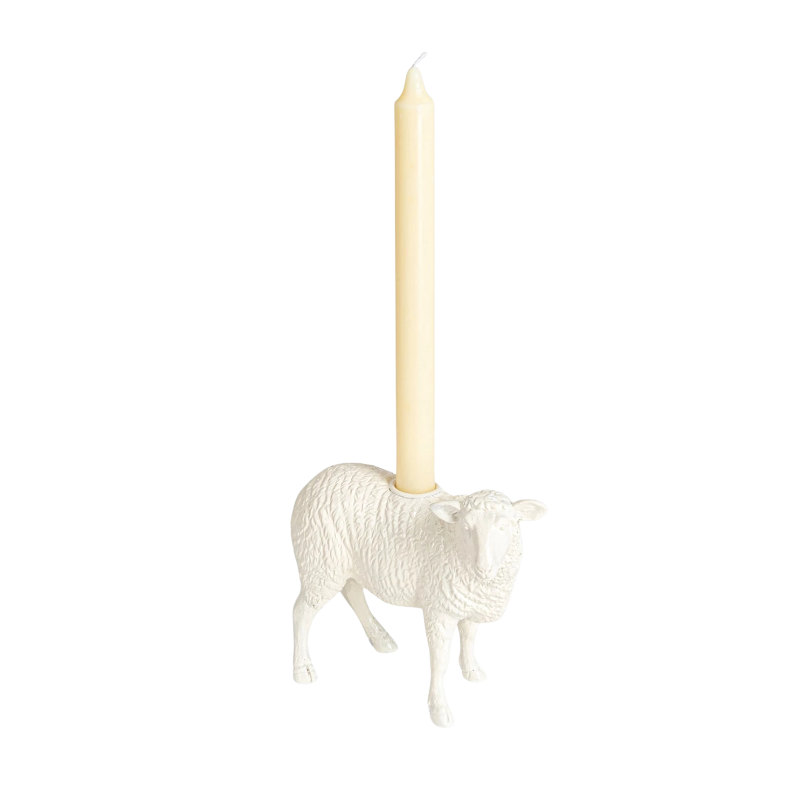 Resin Sheep Shaped Taper Holder