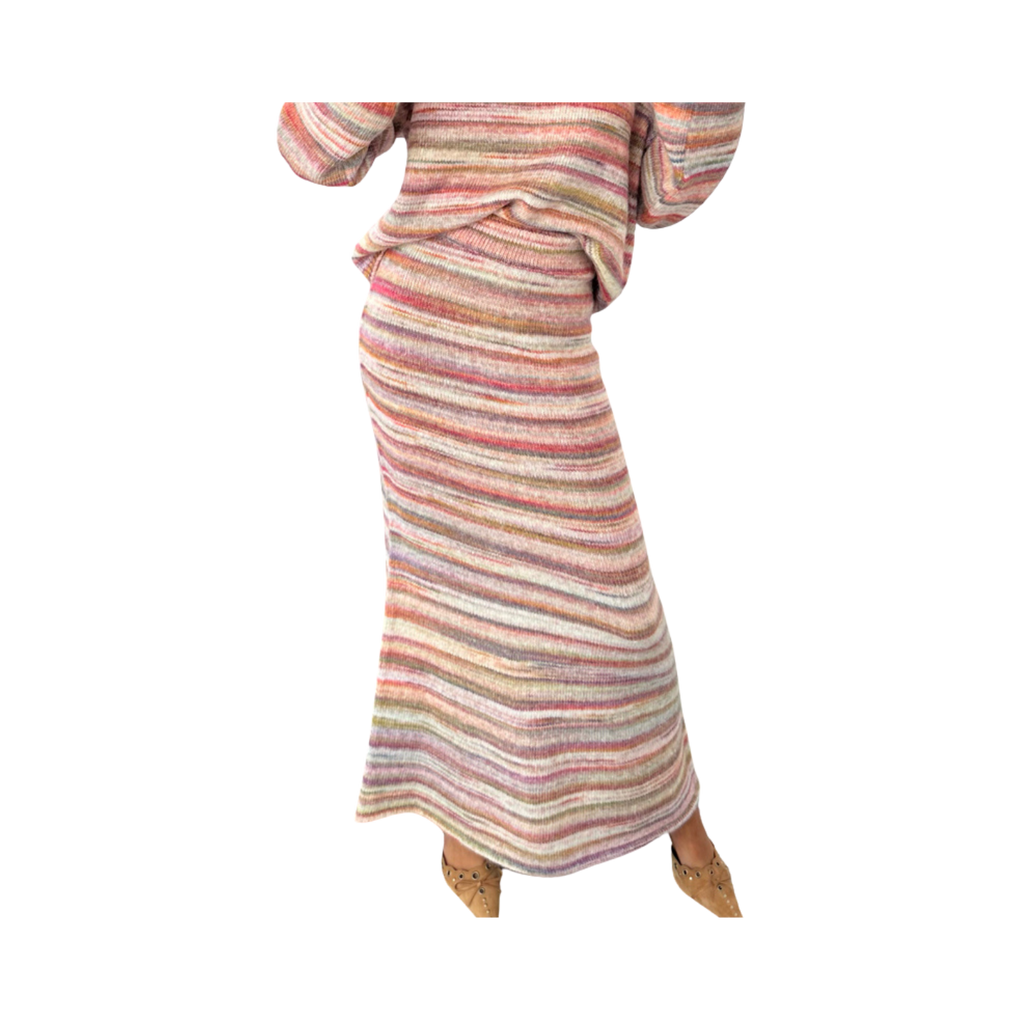 Never Fully Dressed Multi Stripe Skirt