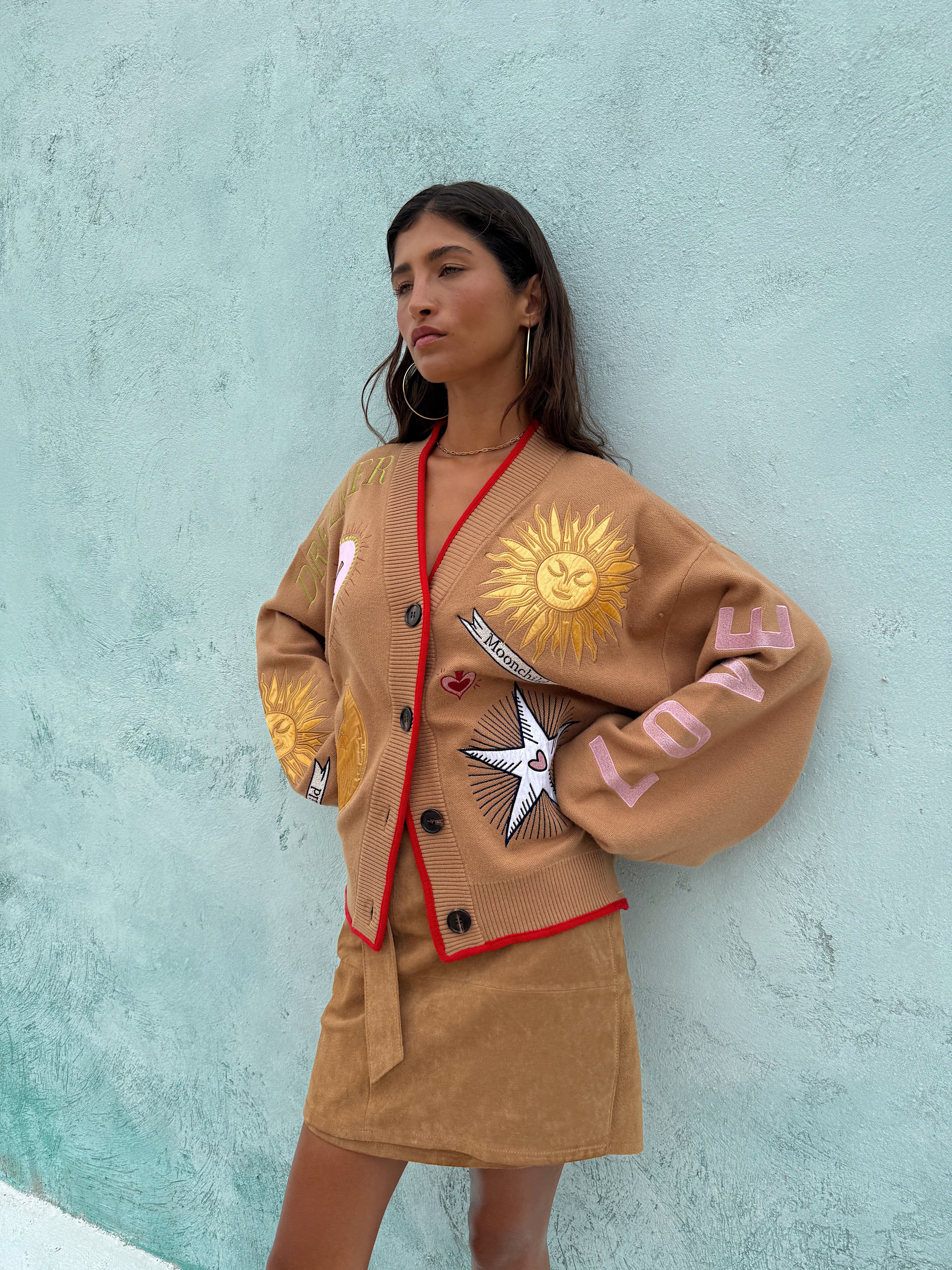 Never Fully Dressed Mystical Cardigan:  Camel