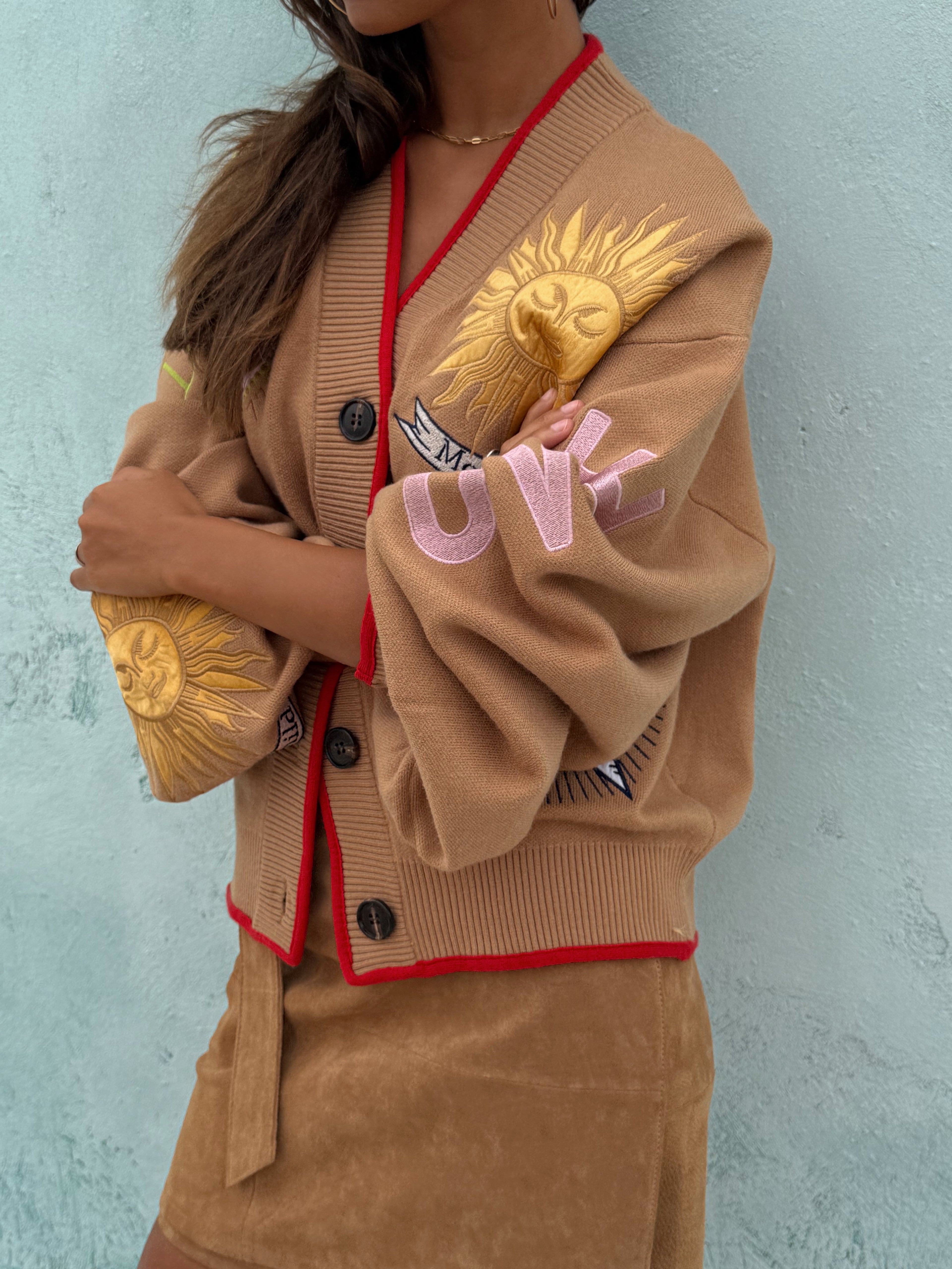 Never Fully Dressed Mystical Cardigan:  Camel