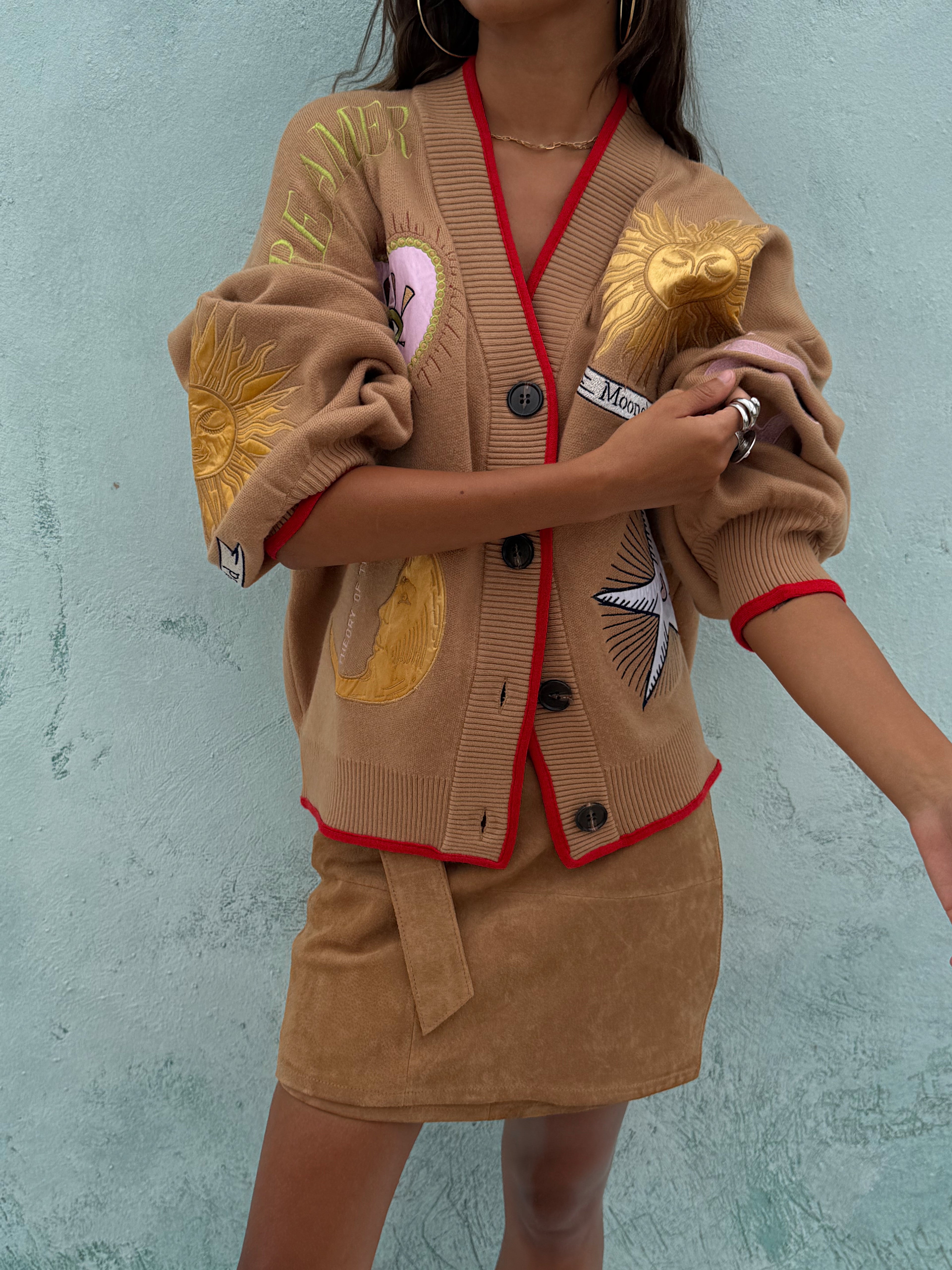 Never Fully Dressed Mystical Cardigan:  Camel
