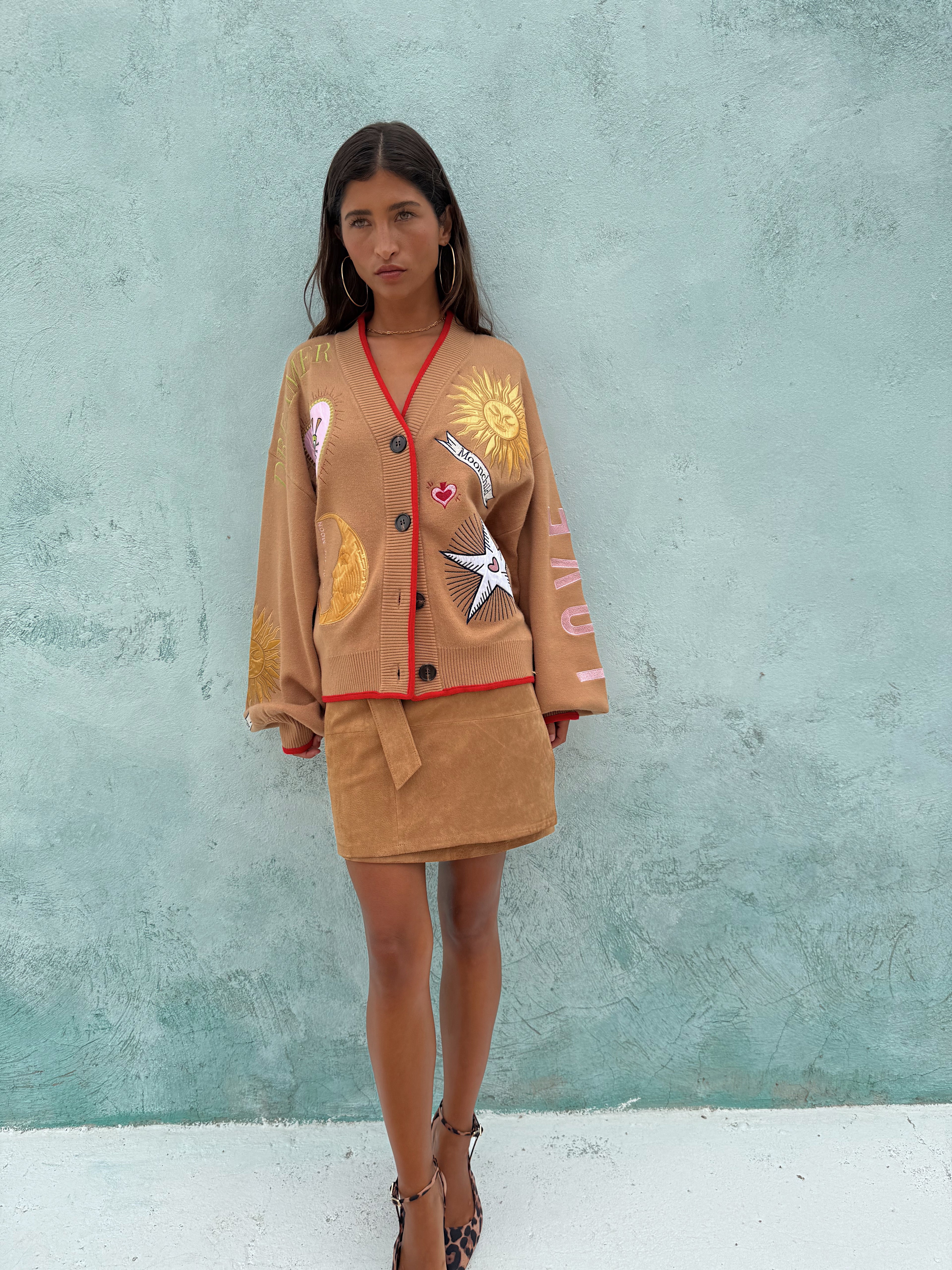 Never Fully Dressed Mystical Cardigan:  Camel