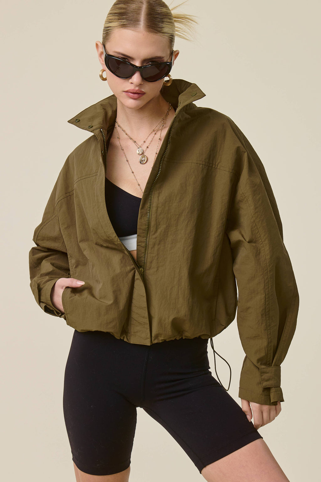 Utility Windbreaker Jacket