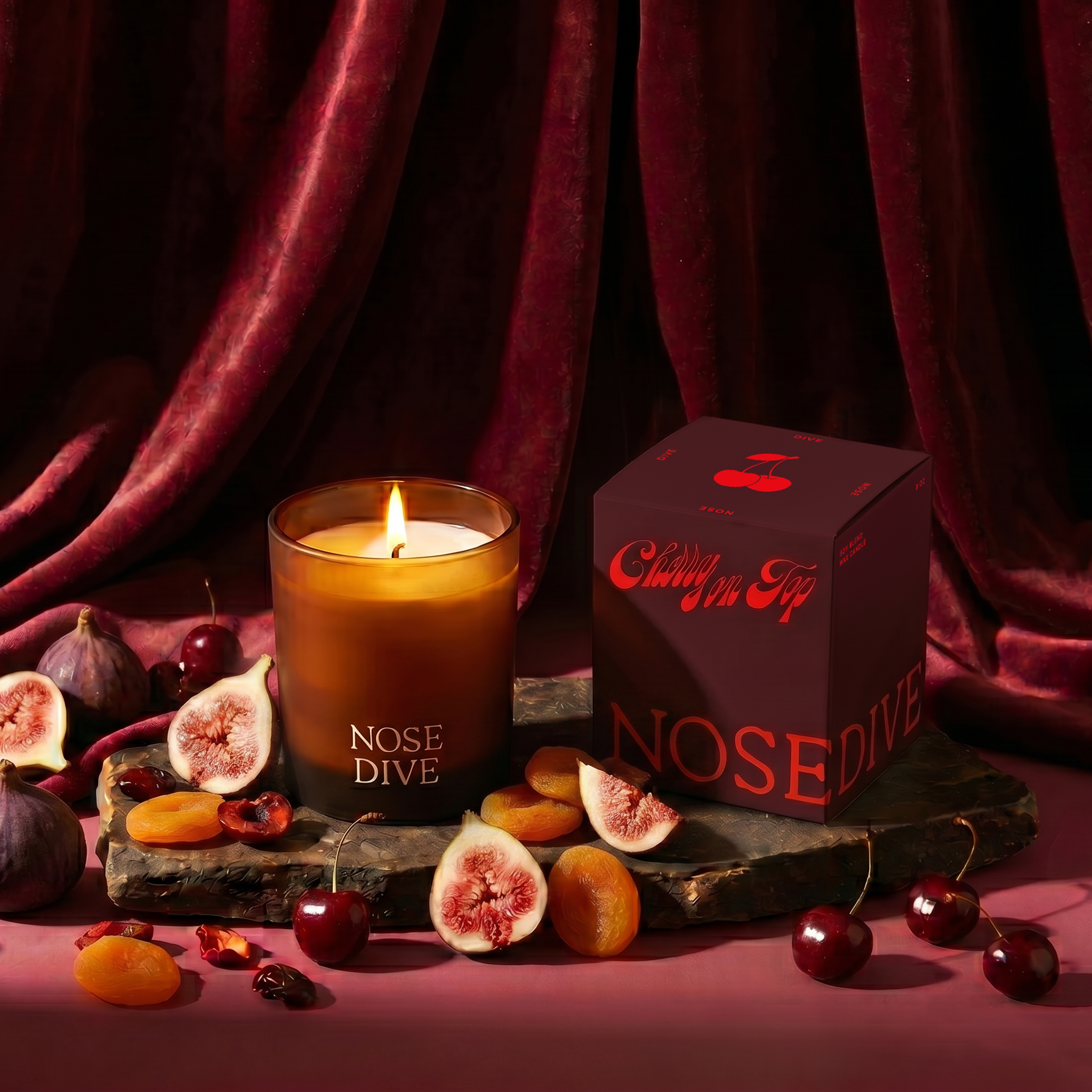 Nose Dive Cherry on Top x Brooklyn's Bites Candle