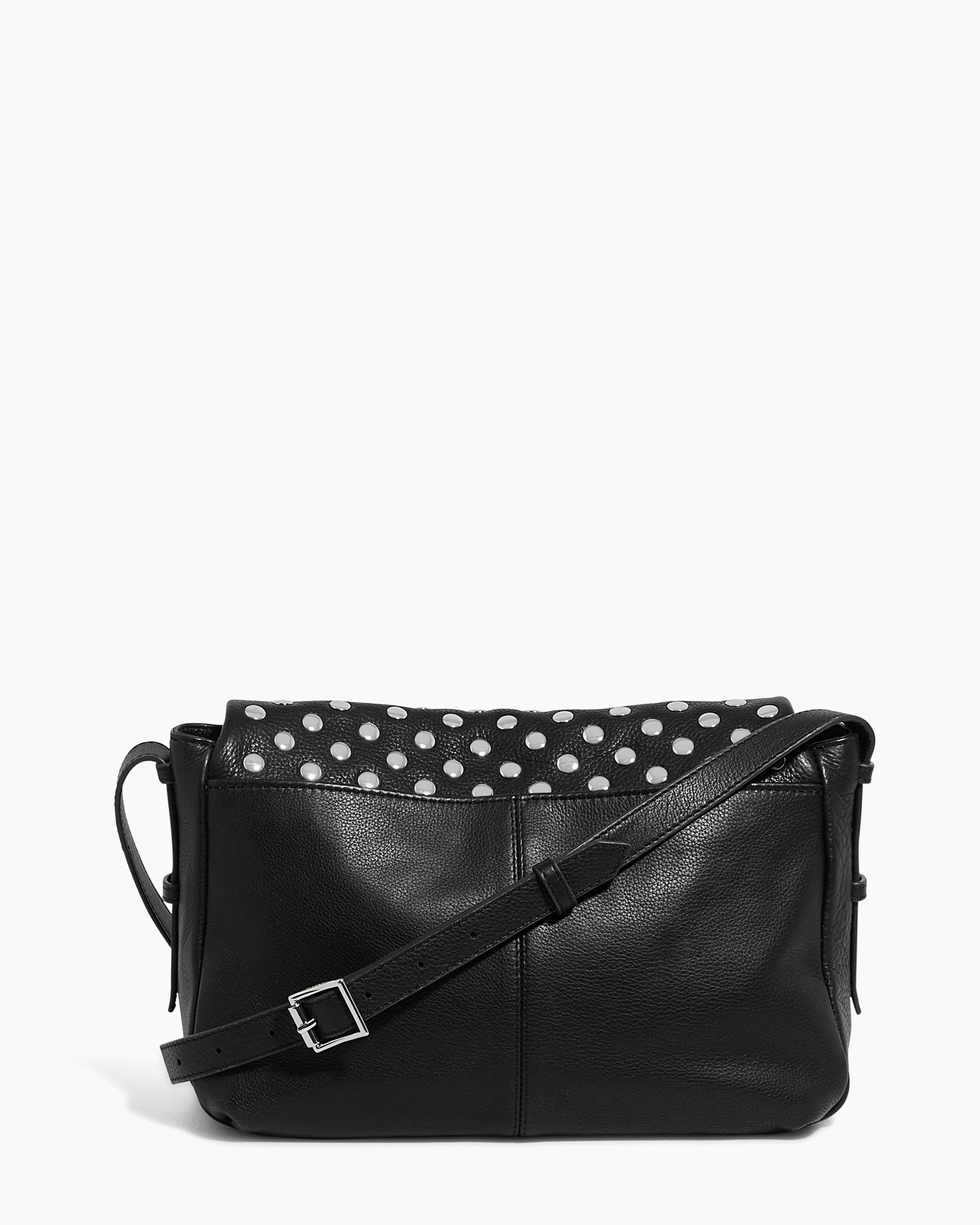 Bali Novelty Crossbody: Black with Disco Studs