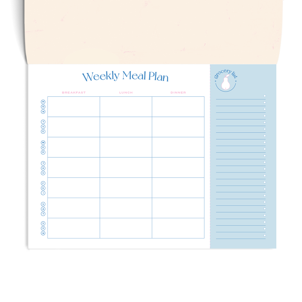 Weekly Meal Planner & Grocery List - On the Menu
