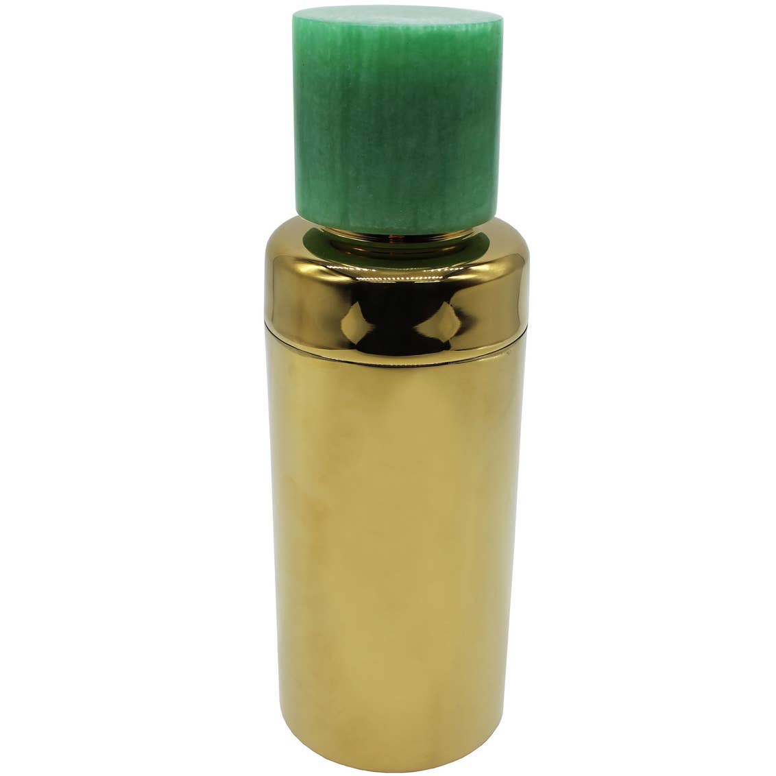 Green Resin and Gold Shaker