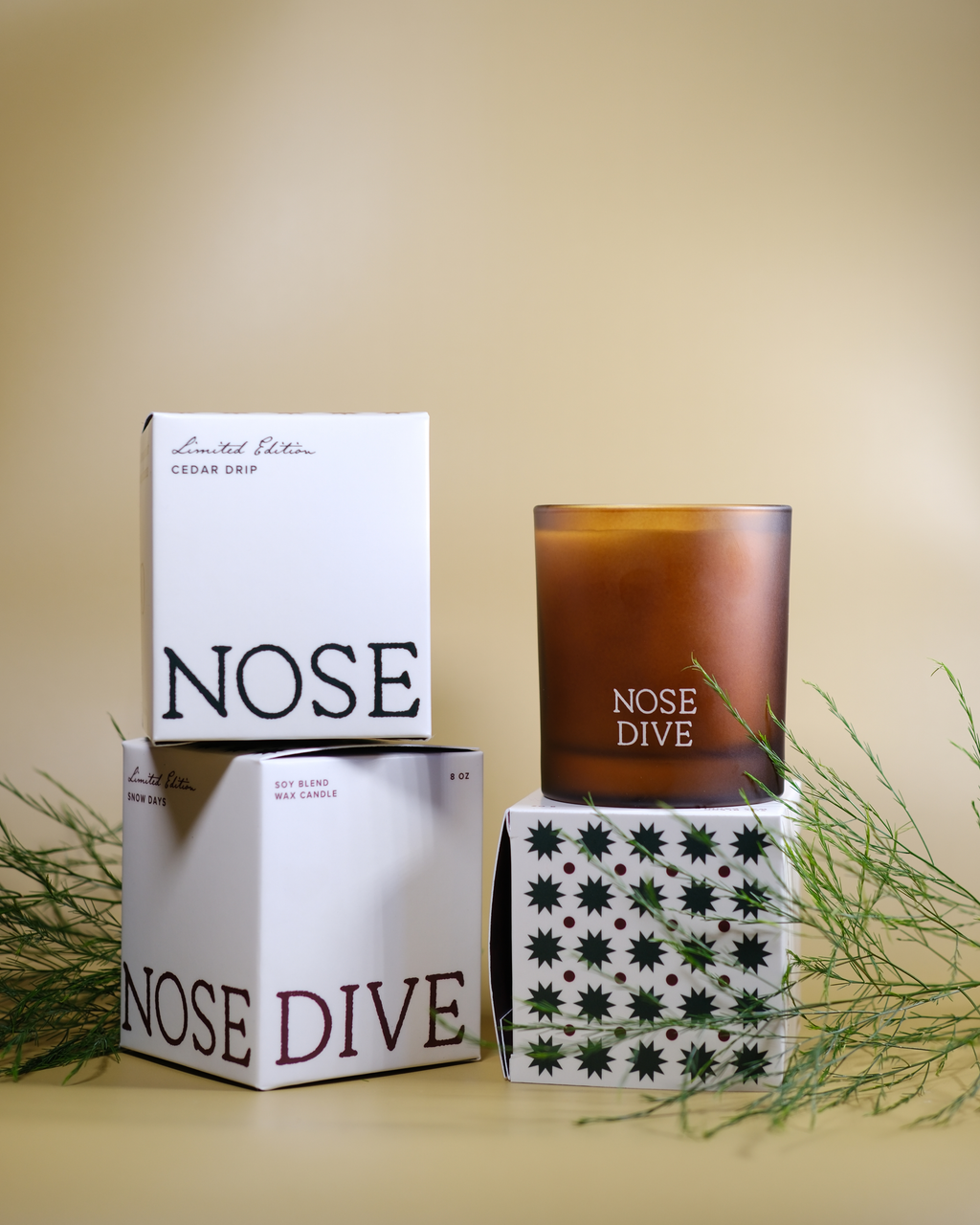 Nose Dive Cedar Drip Candle