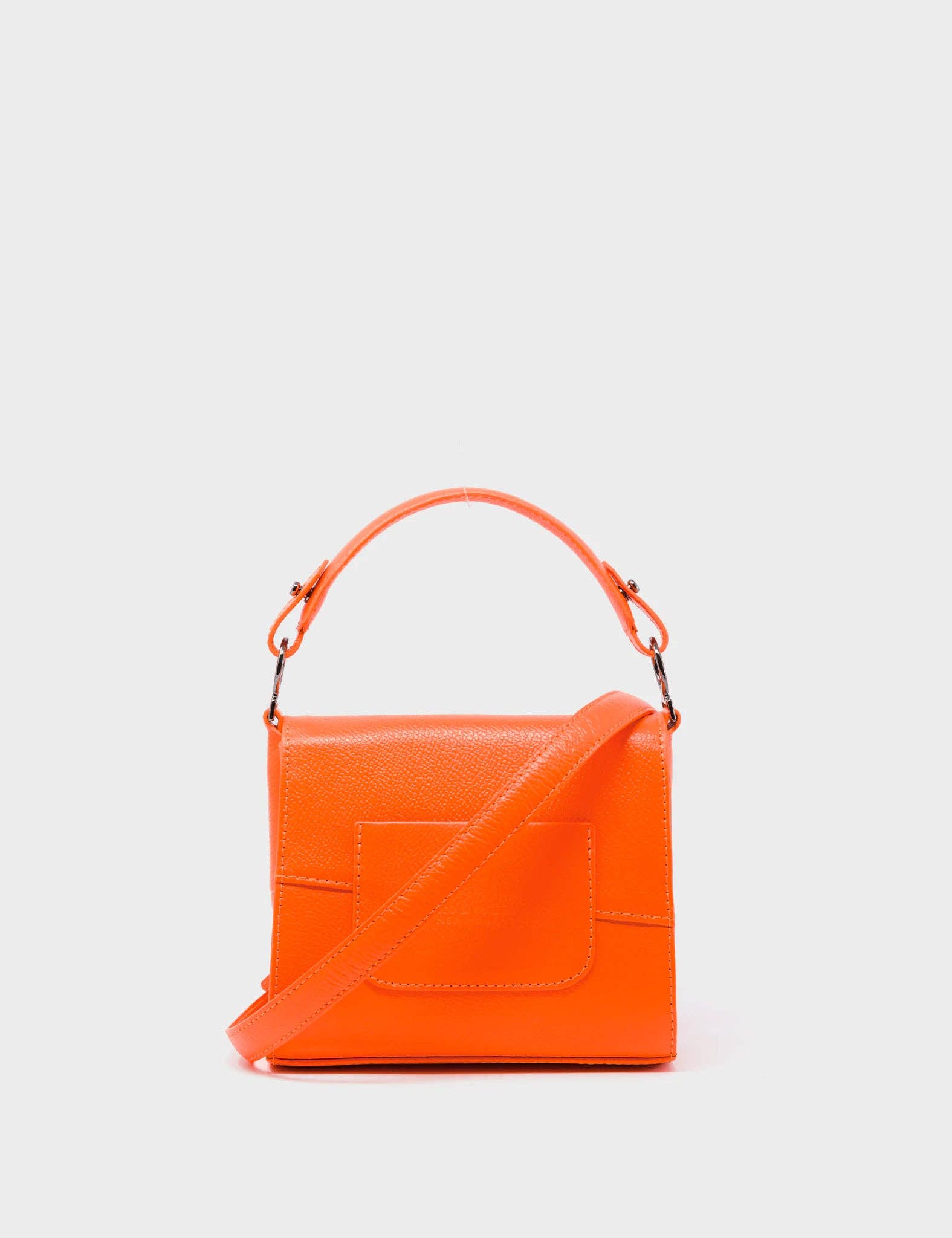 Anastasio Micro Crossbody Handbag: Orange Leather