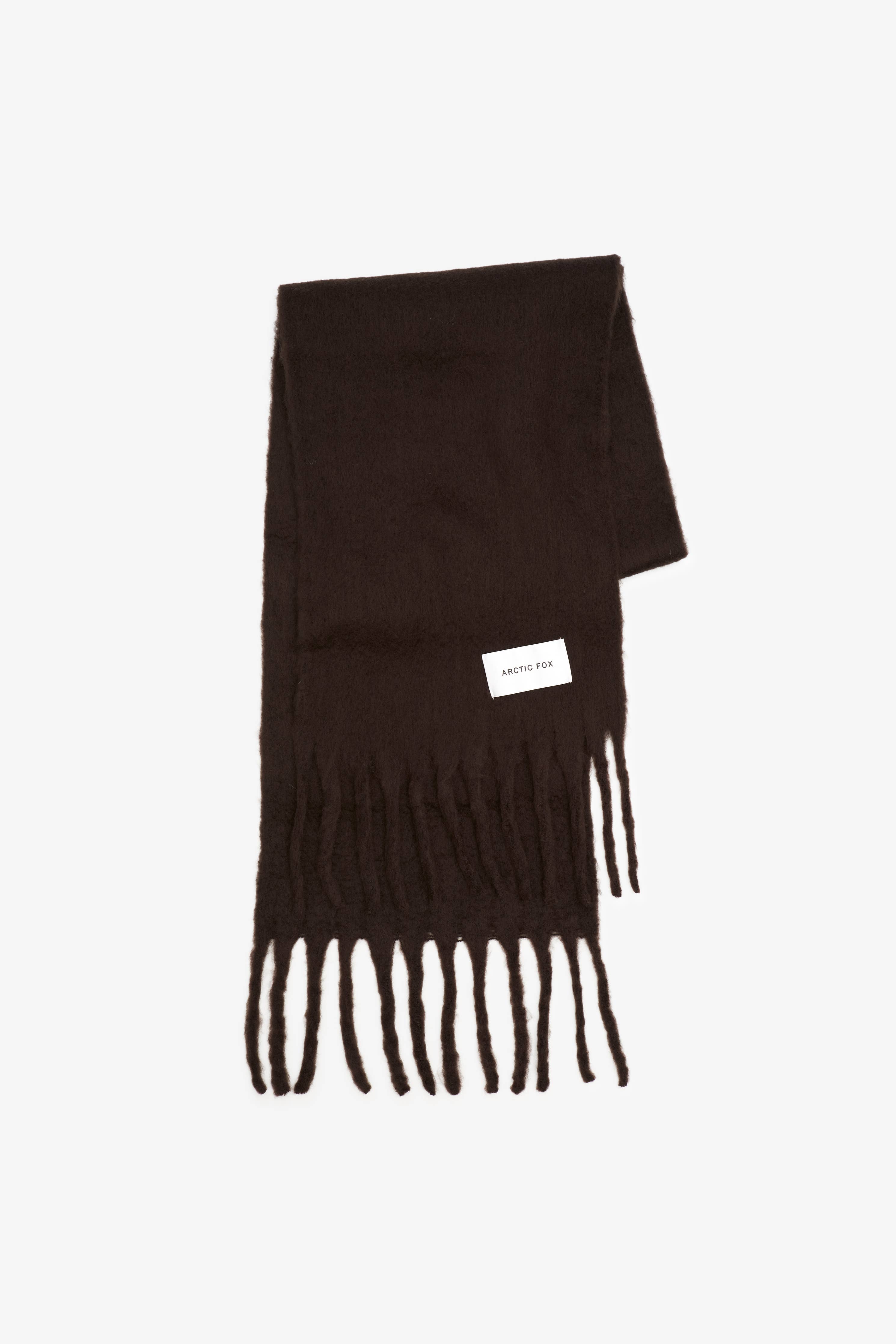 The Reykjavik Scarf - 100% Recycled - Ground Coffee - FW25