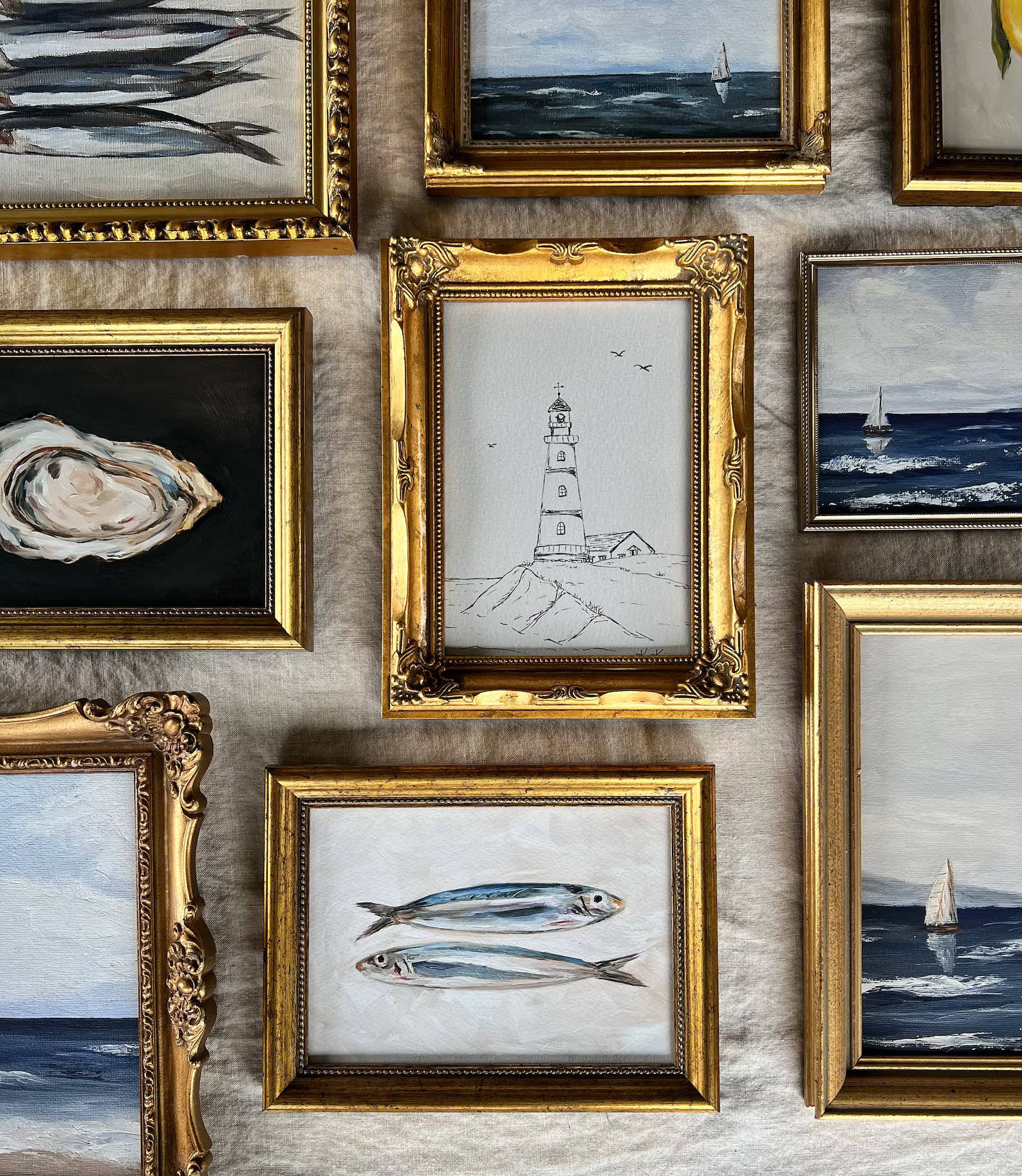 SARDINES II - Framed Art Print