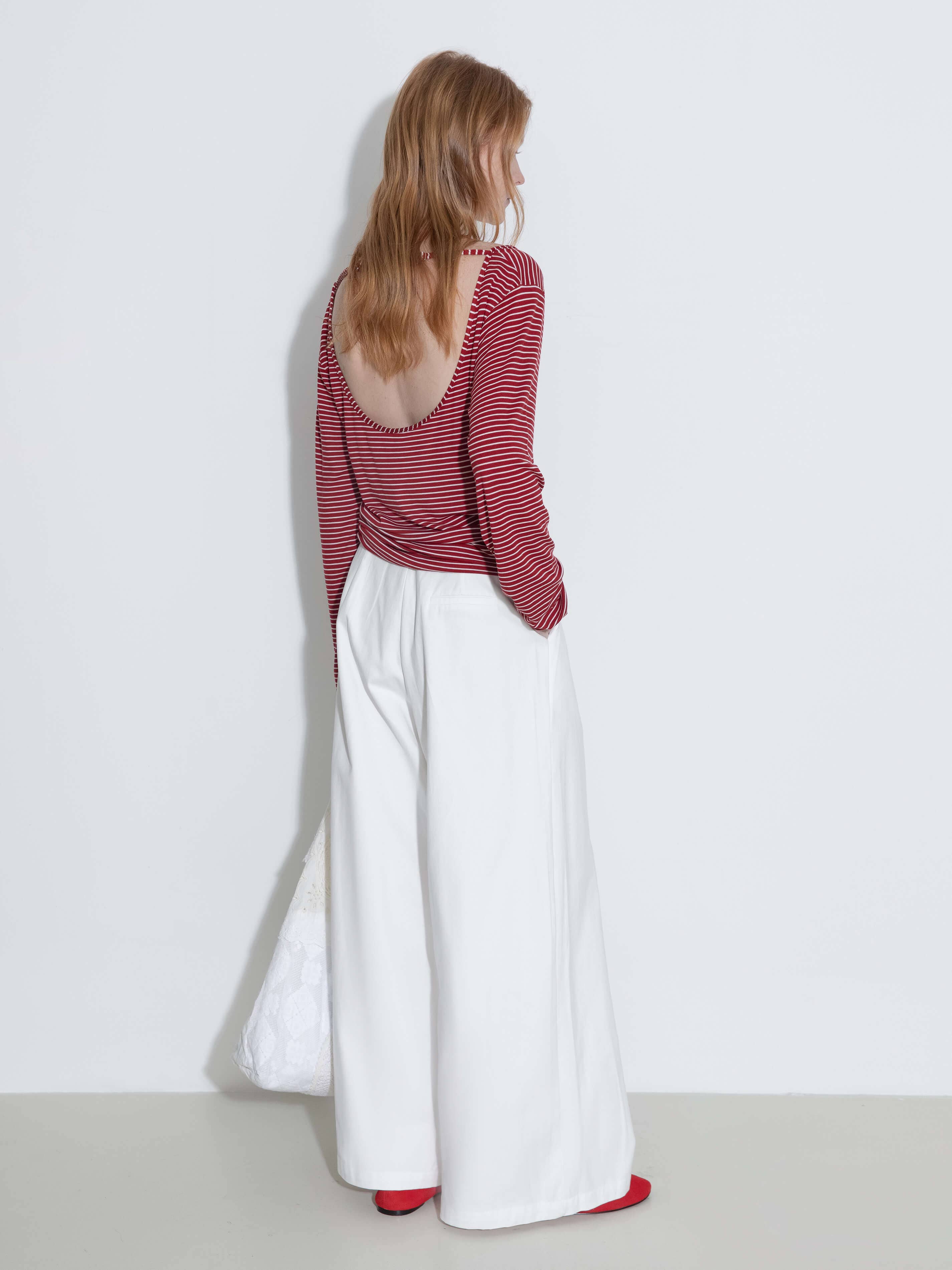 Palazzo pants in Olive green