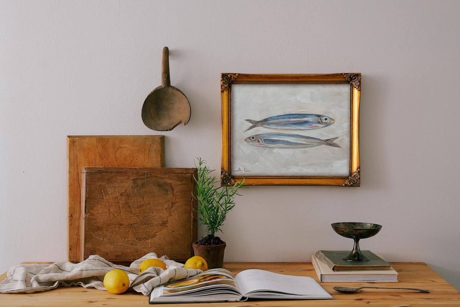 SARDINES II - Framed Art Print