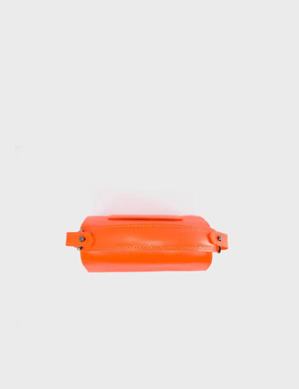 Anastasio Micro Crossbody Handbag: Orange Leather
