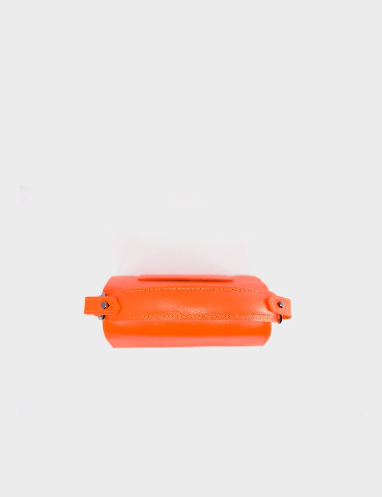 Anastasio Micro Crossbody Handbag: Orange Leather