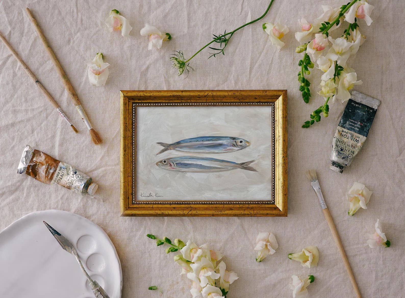 SARDINES II - Framed Art Print