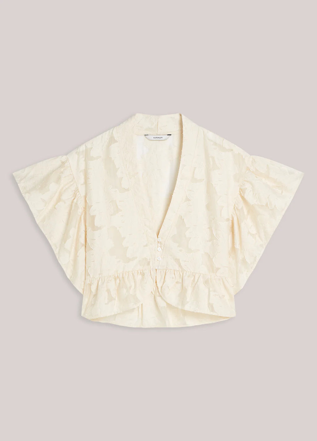 Bohemian peplum blouse