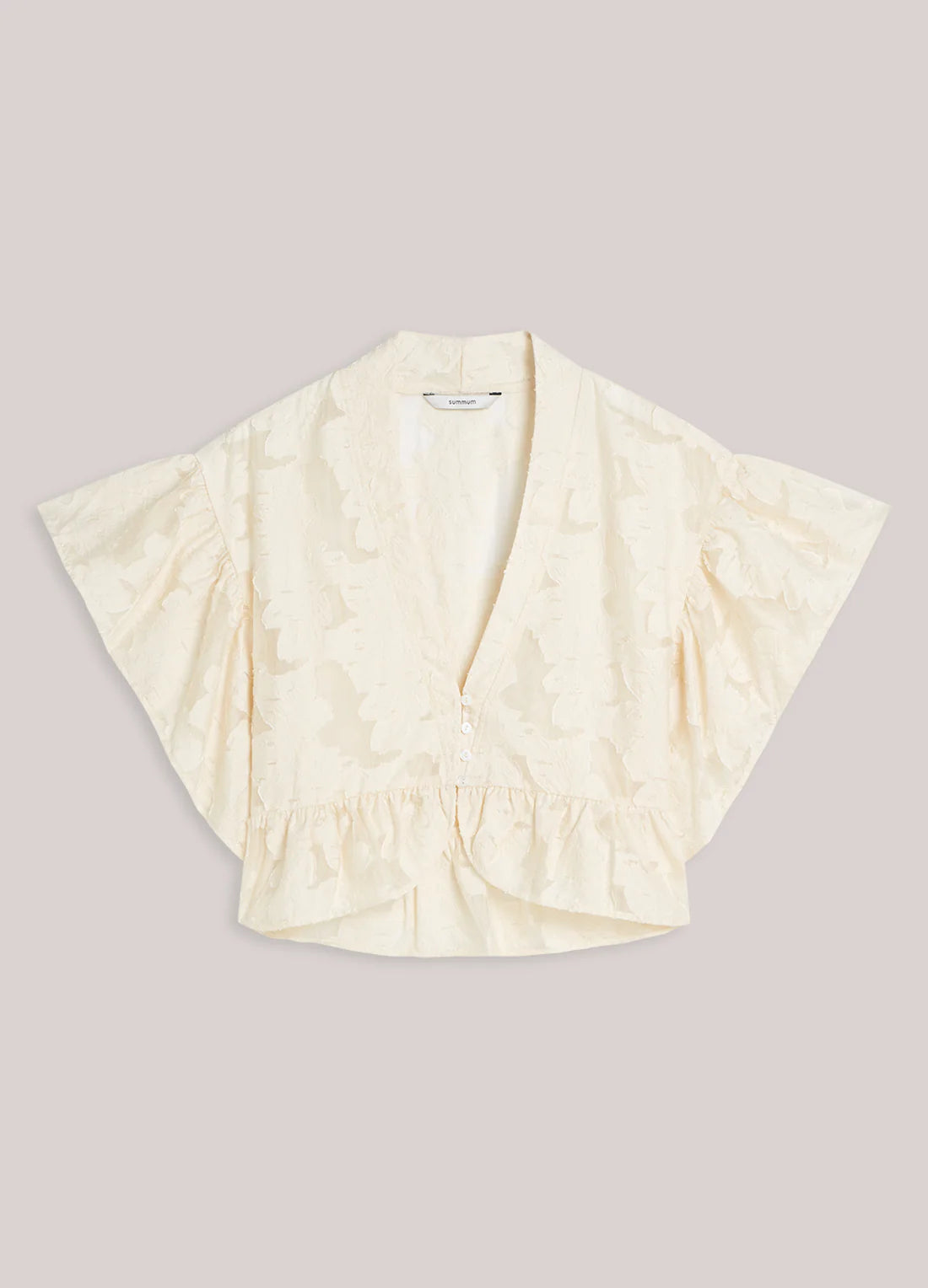 Bohemian peplum blouse