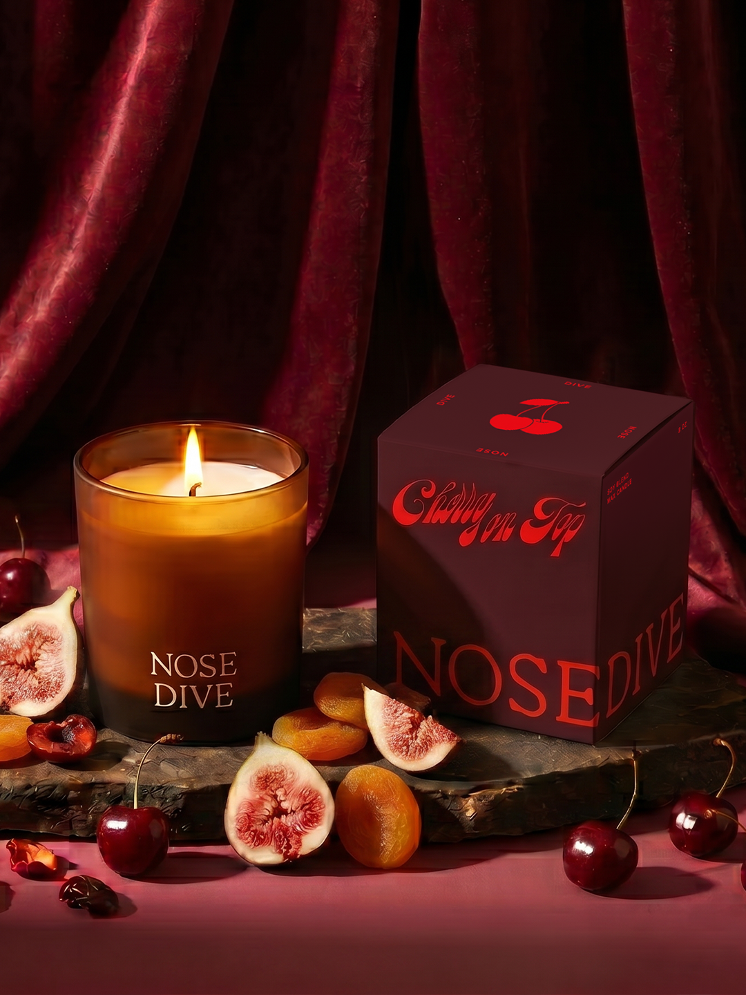 Nose Dive Cherry on Top x Brooklyn's Bites Candle