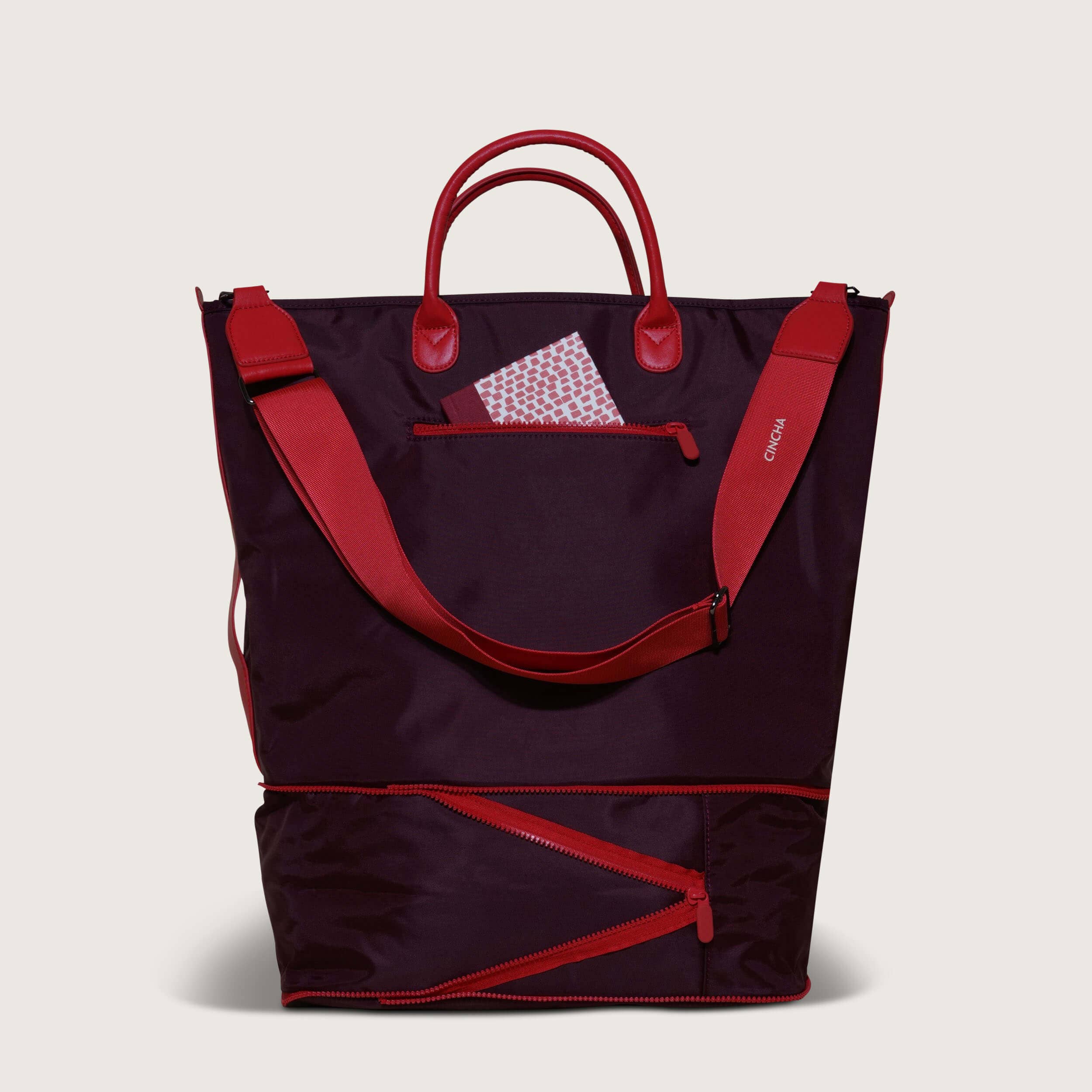 The Expandable Tote - Merlot