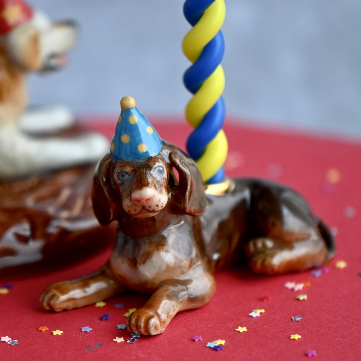 dachsund cake topper