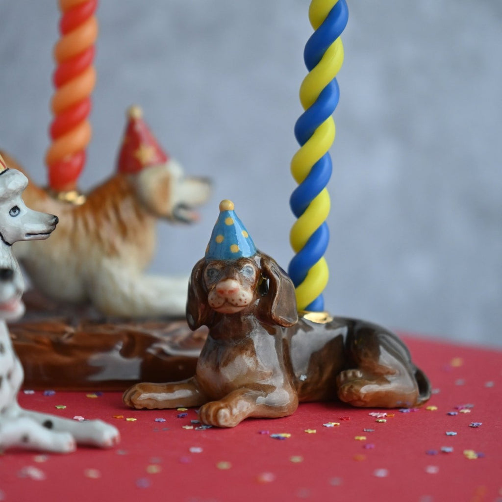 dachsund cake topper