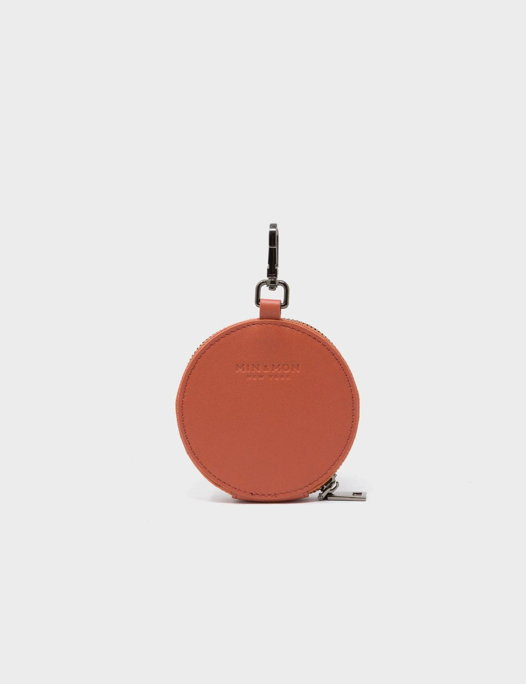 Dottie - Baked City Brown Leather Pouch Charm