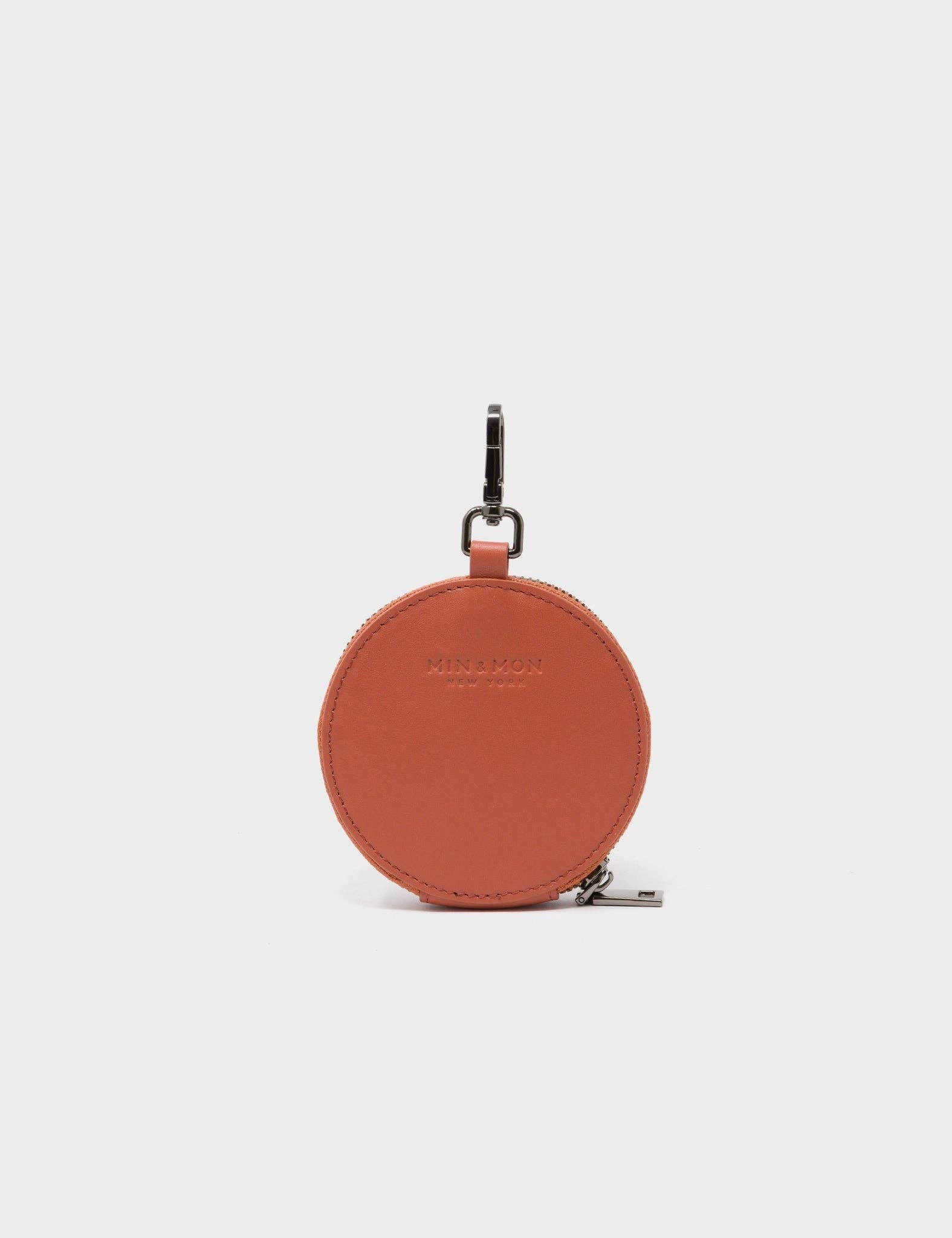 Dottie - Baked City Brown Leather Pouch Charm