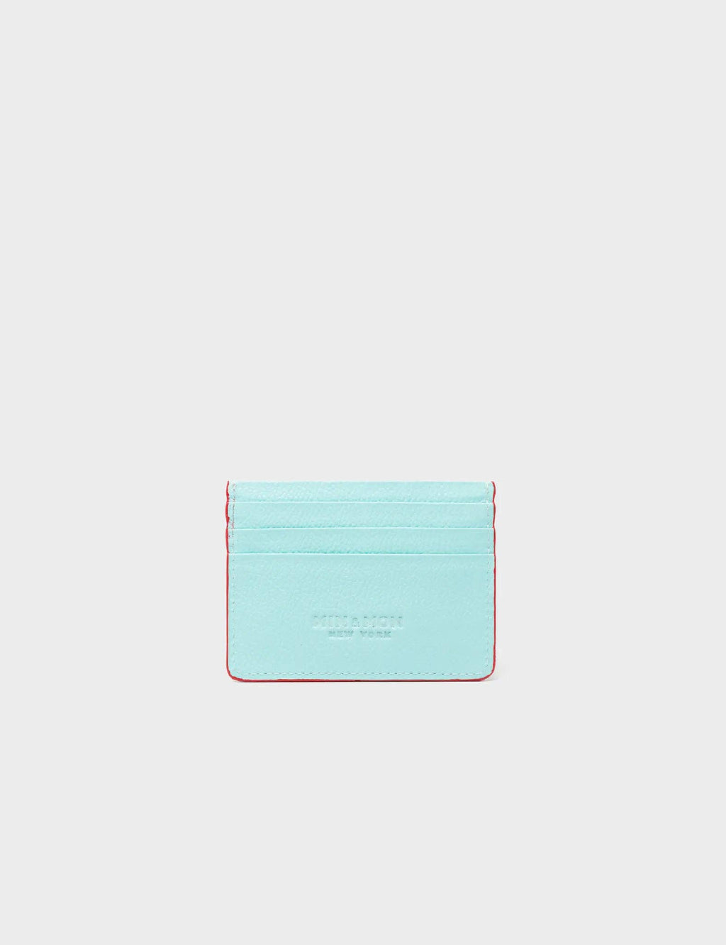 Filium Leather Cardholder:  Acuatic Blue