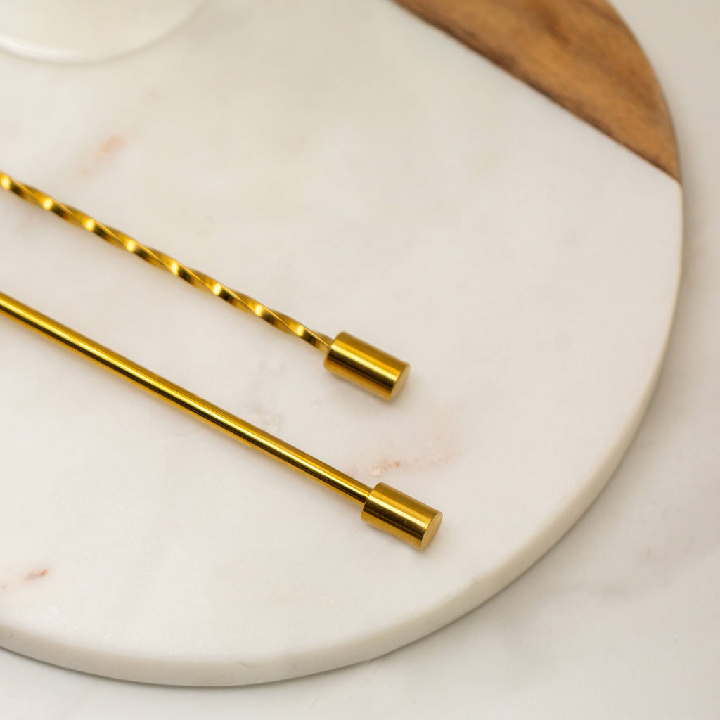 Bar Spoons: Gold