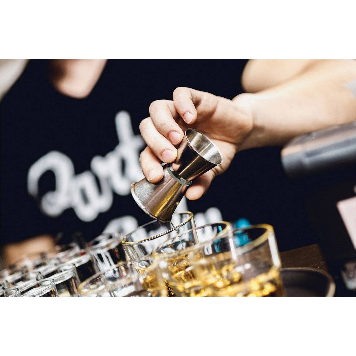 Silver Double Cocktail Jigger