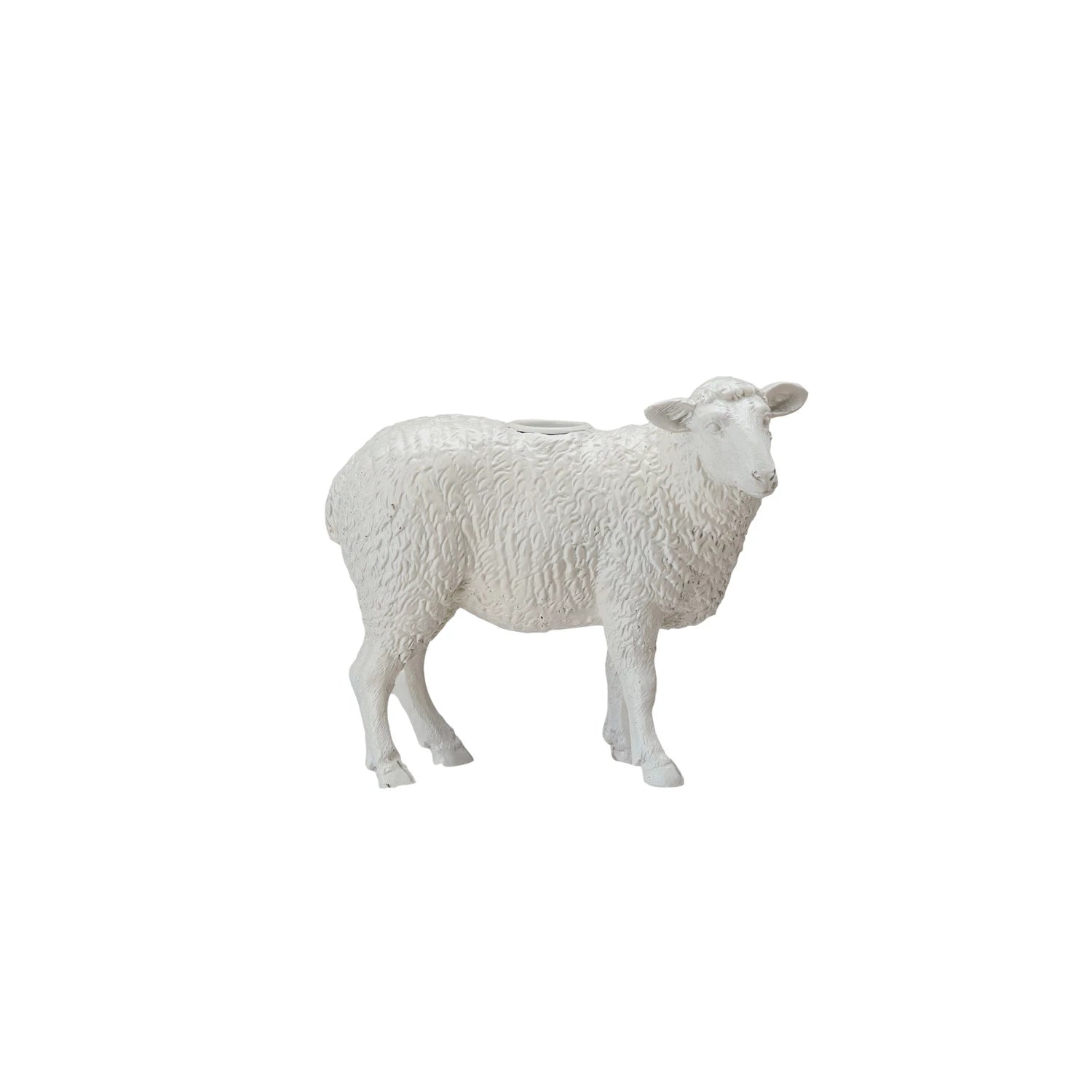 Resin Sheep Shaped Taper Holder