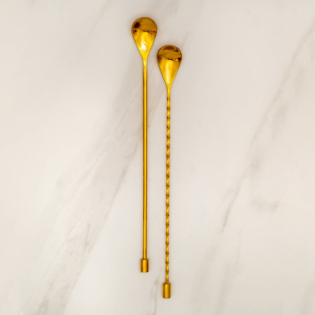 Bar Spoons: Gold