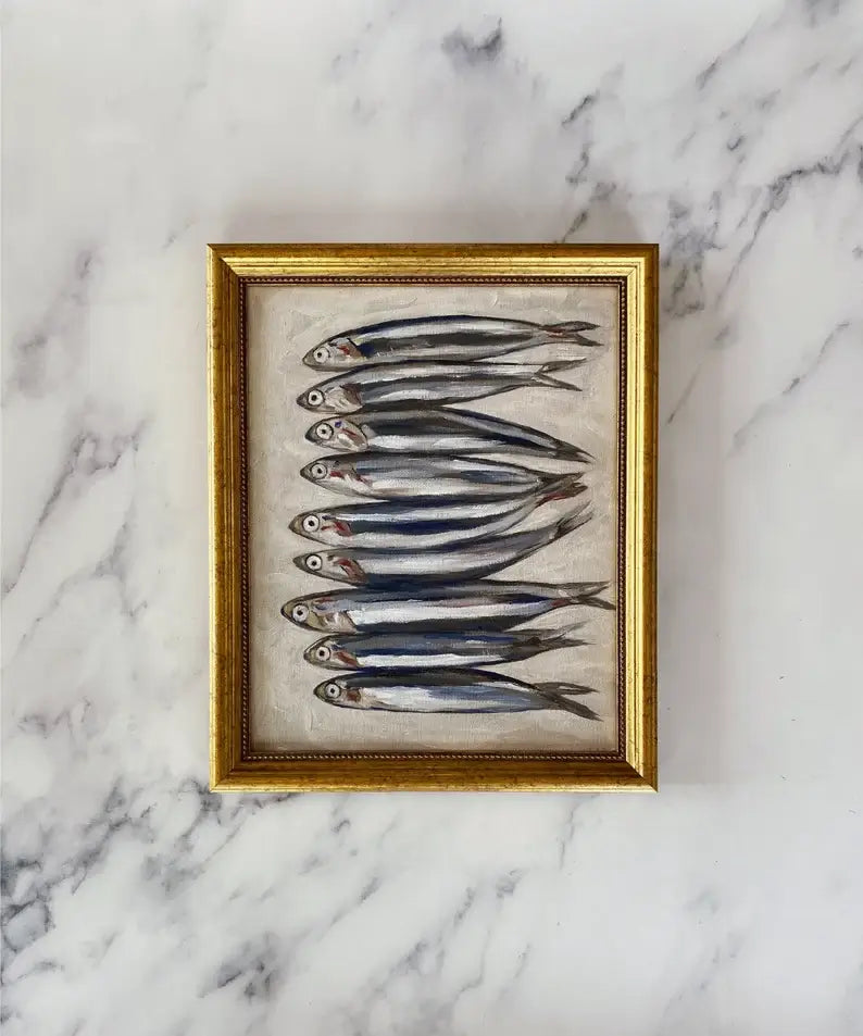 SARDINES - Framed Art Print