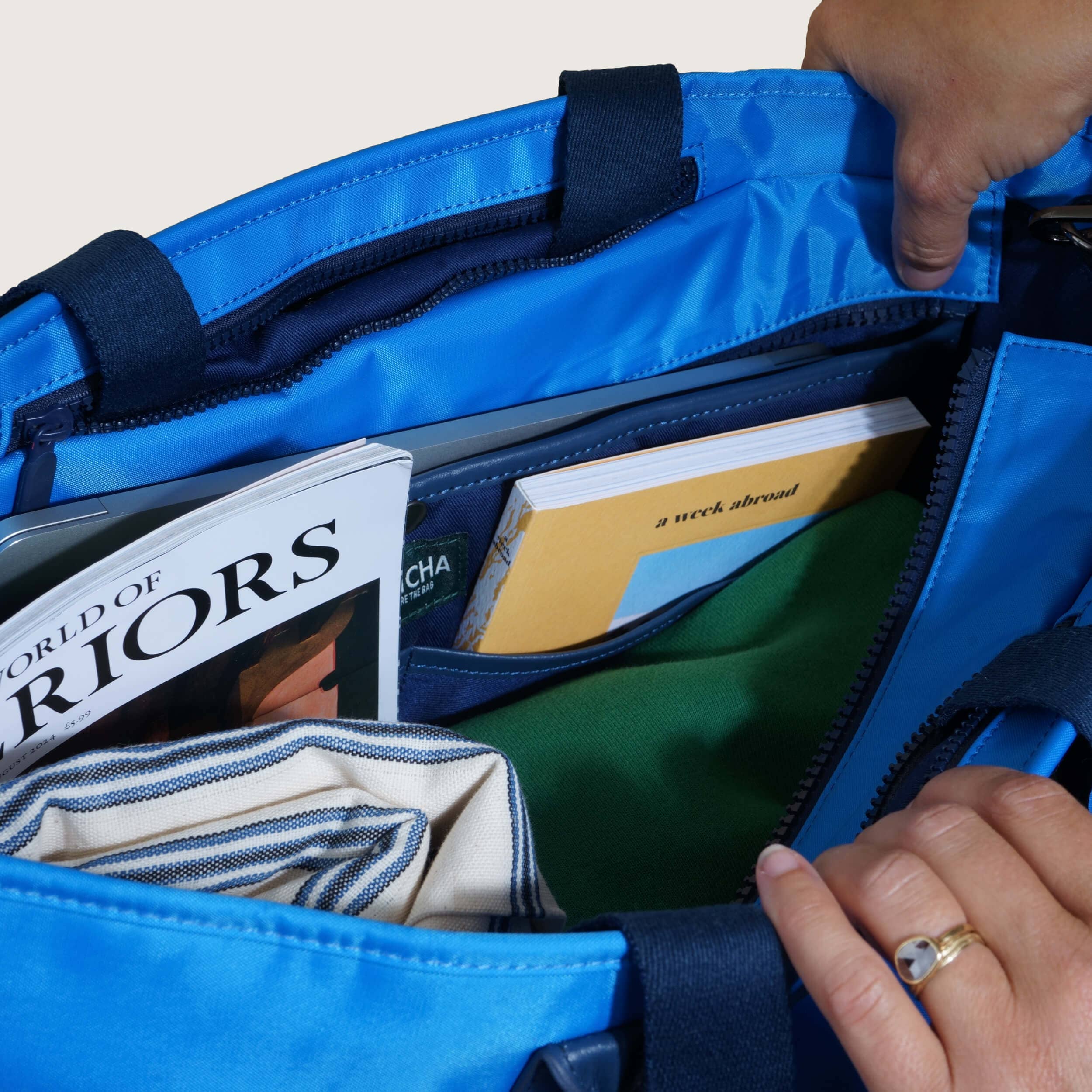The Expandable Tote - Cerulean
