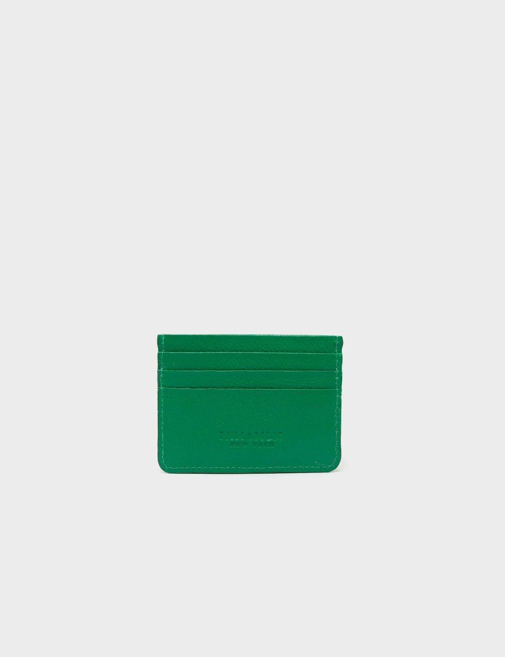 Min & Mon Filium Irish Green Leather Cardholder