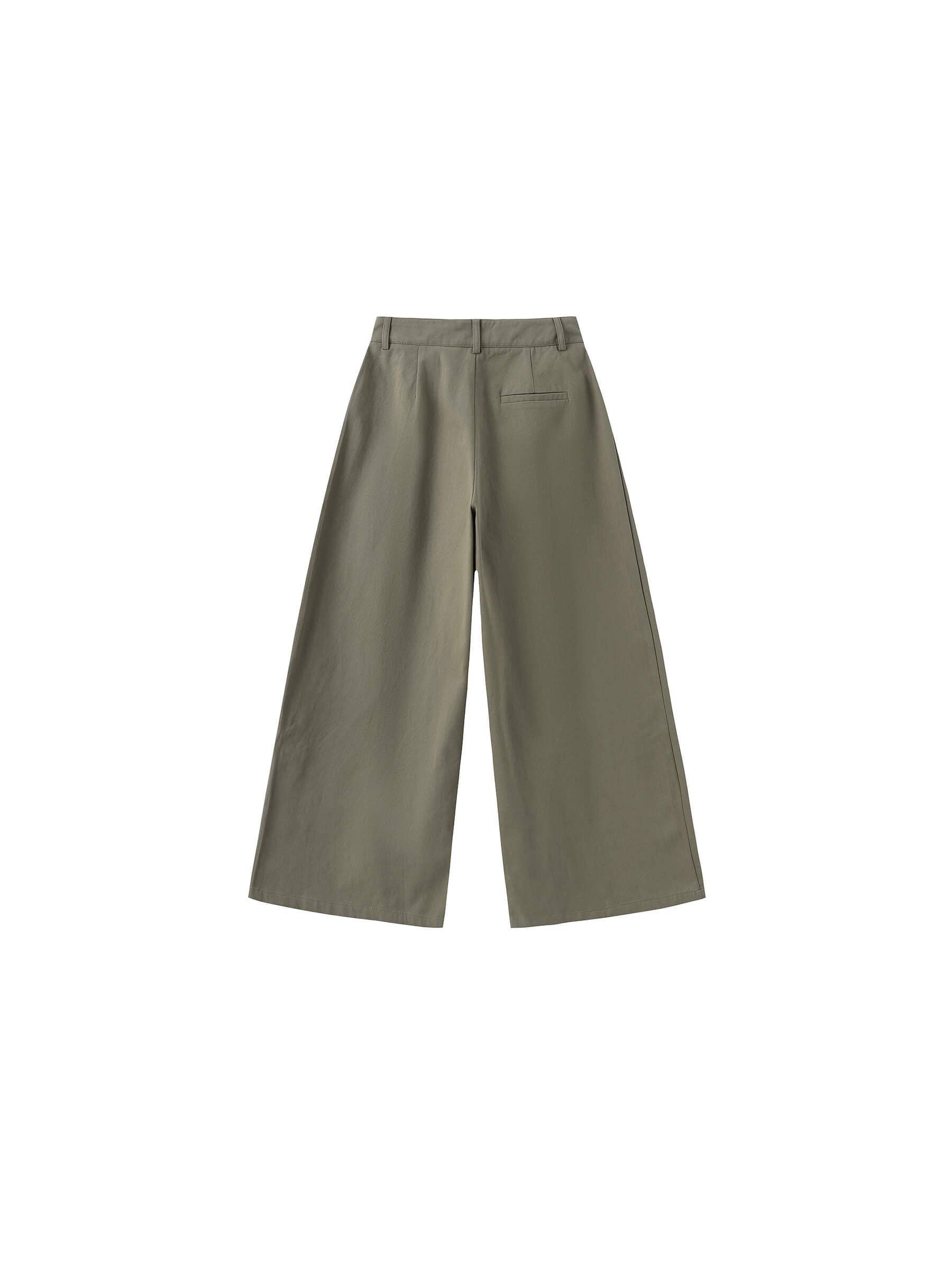 Palazzo pants in Olive green