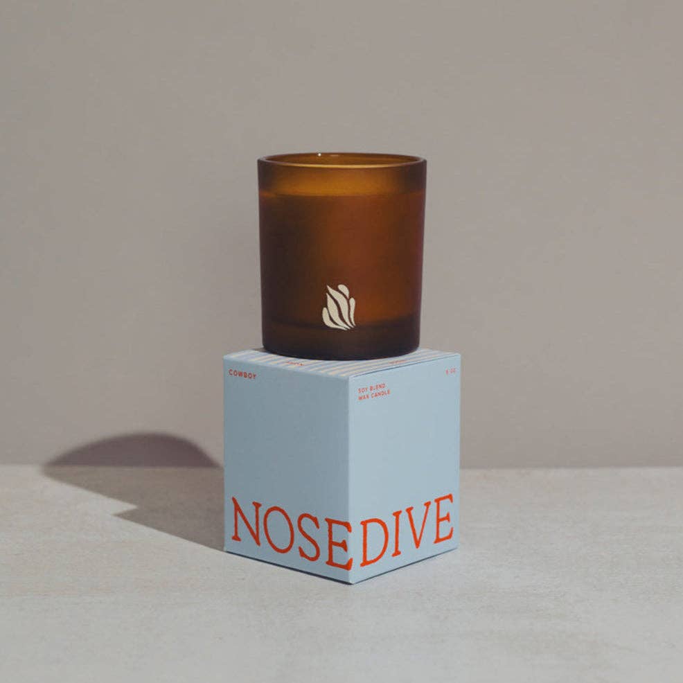 Nose Dive Cowboy Candle