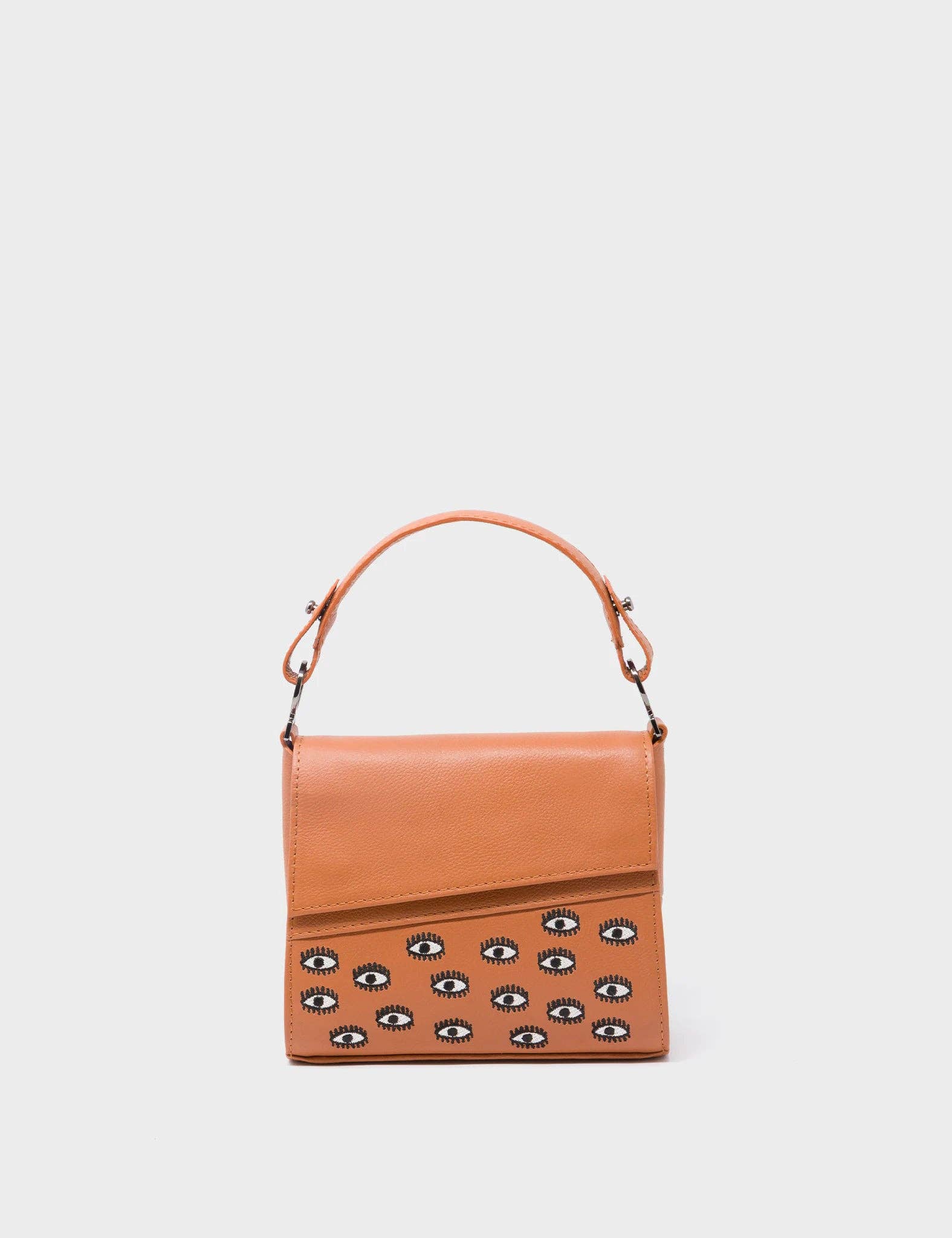 Anastasio Micro Crossbody Handbag: Caramel Leather