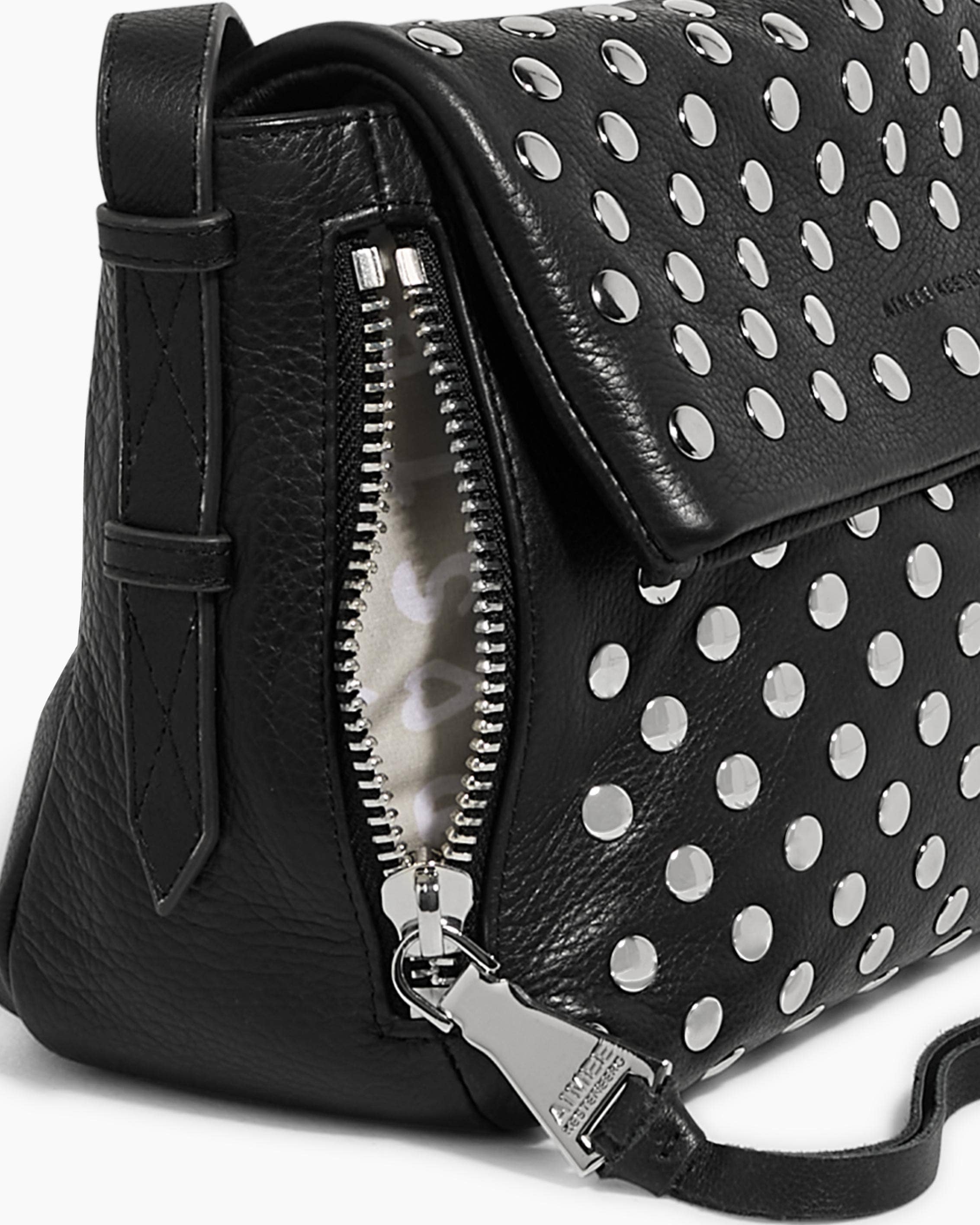 Bali Novelty Crossbody: Black with Disco Studs