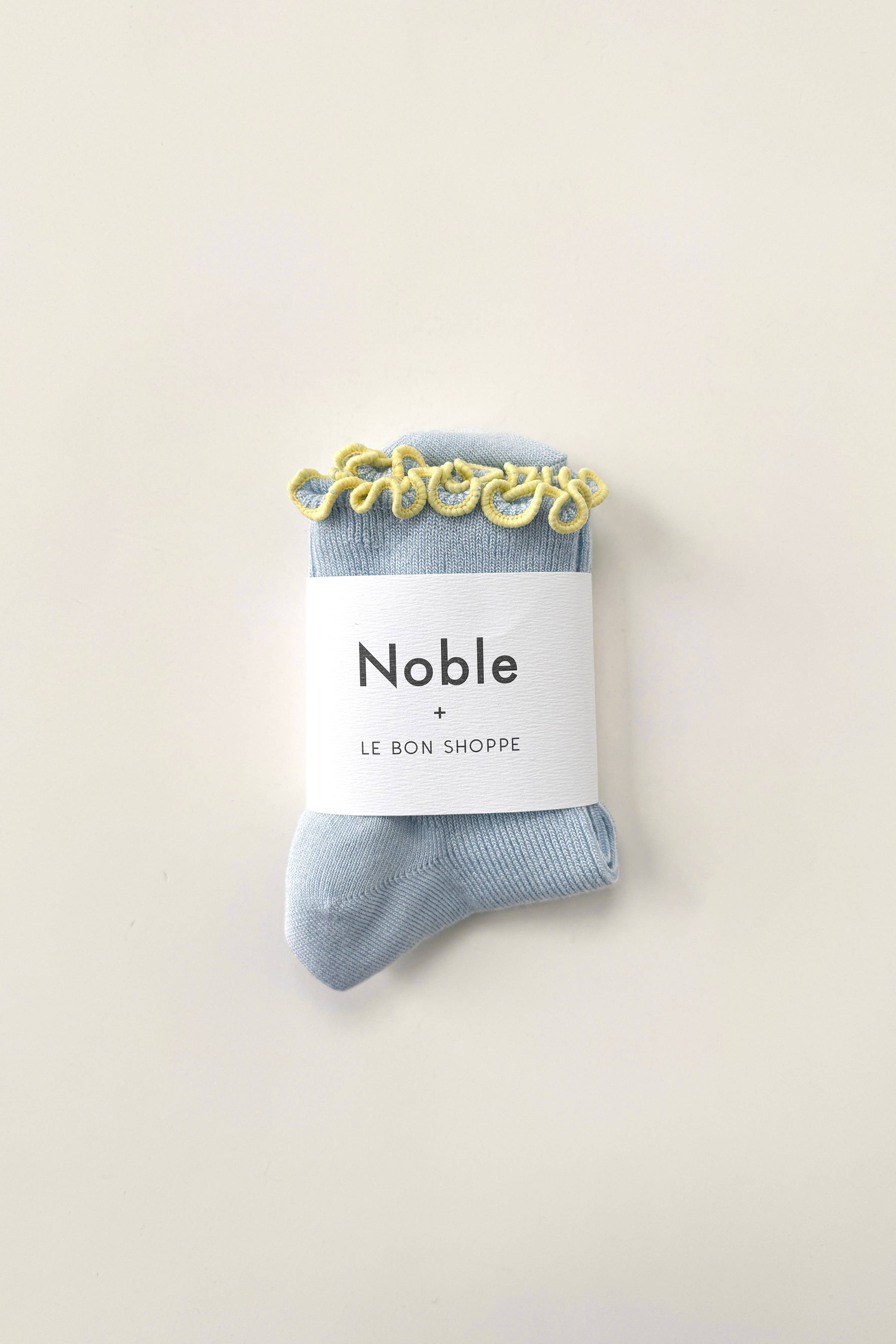 Noble x Le Bon Shoppe Petite Ruffled Modal Socks