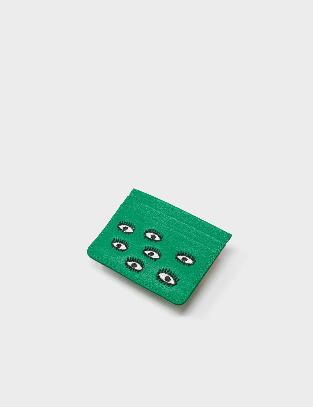 Min & Mon Filium Irish Green Leather Cardholder