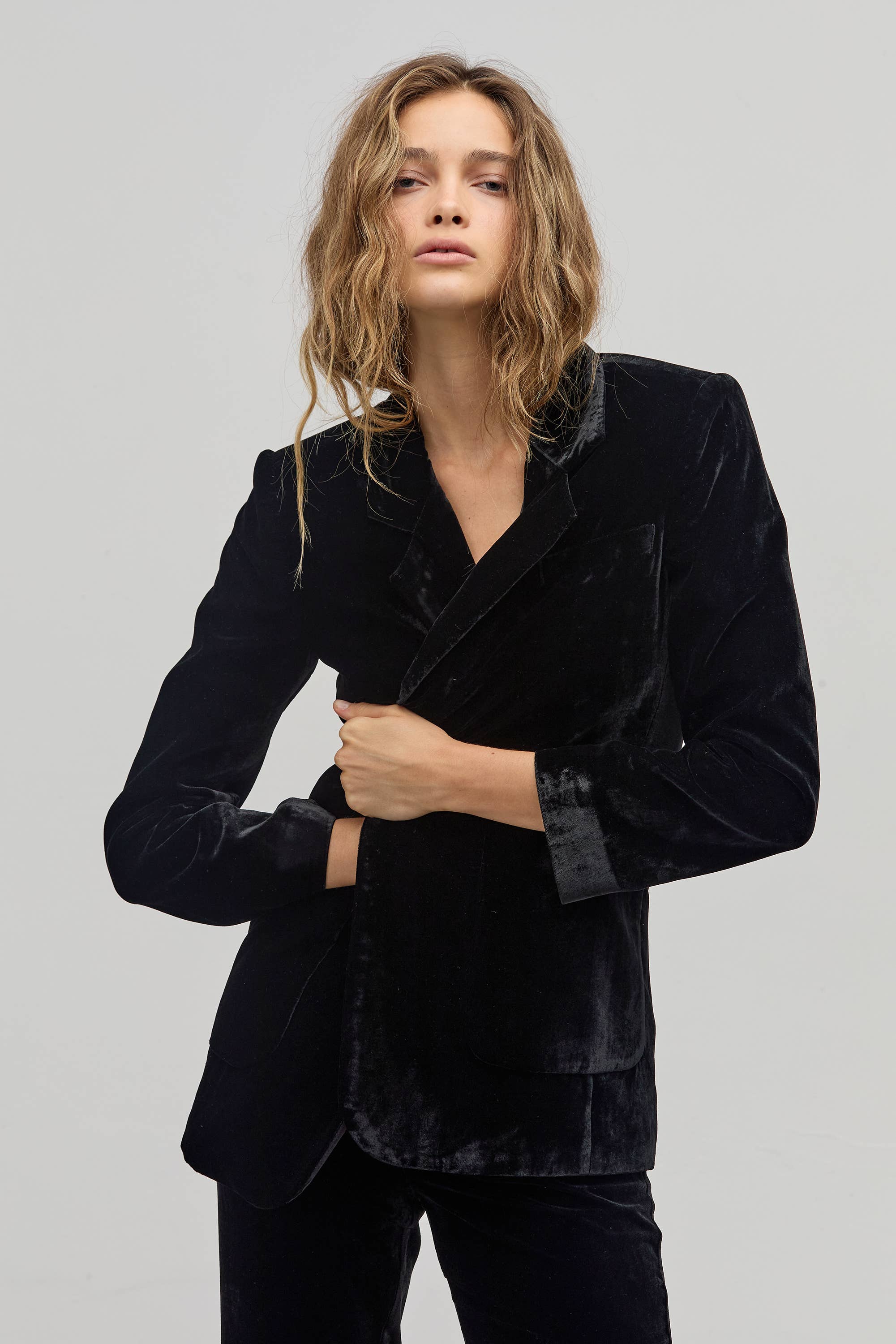 Areia Velvet Blazer