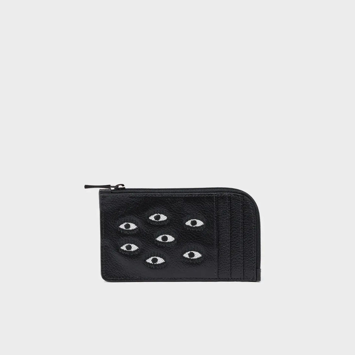 Min & Mon Fausto Zip-Around Cardholder - Black