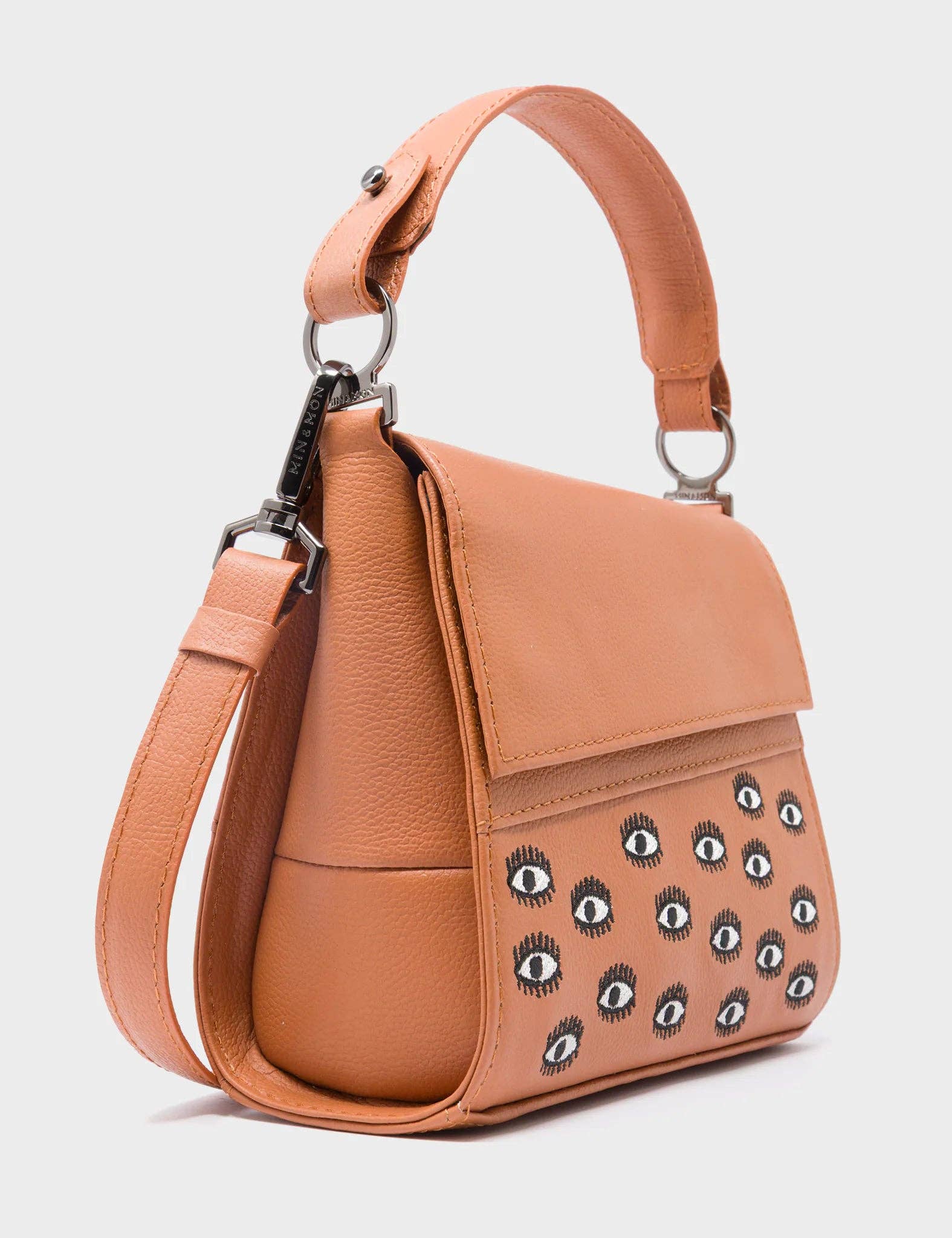 Anastasio Micro Crossbody Handbag: Caramel Leather